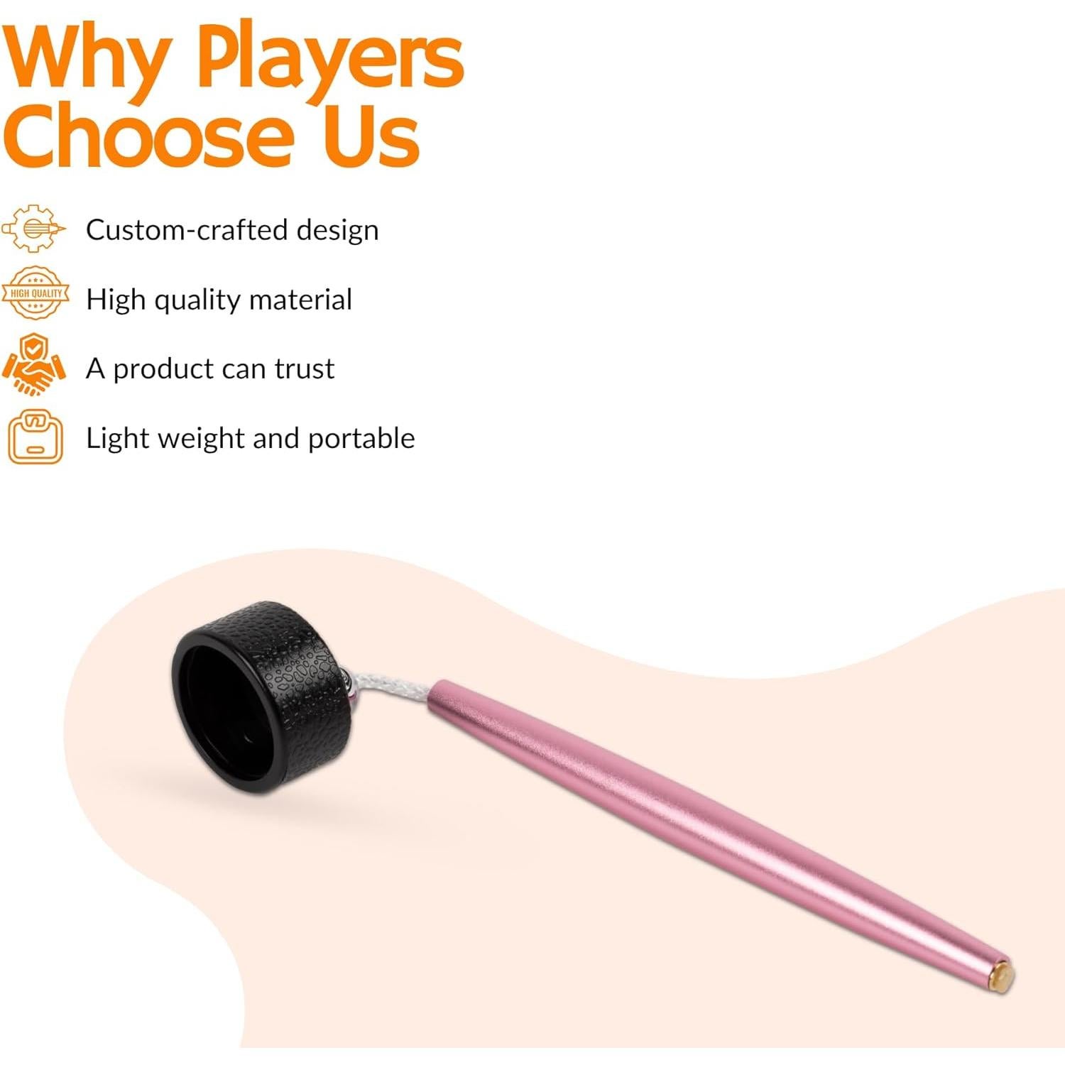 Soporte de Tiza de Aluminio Cru5h para Billar - Rosa