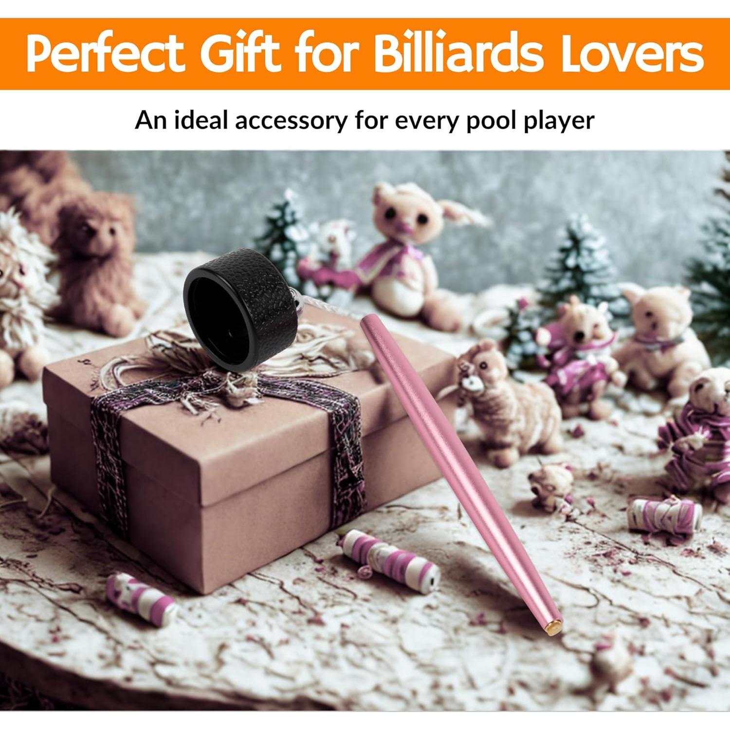 Soporte de Tiza de Aluminio Cru5h para Billar - Rosa