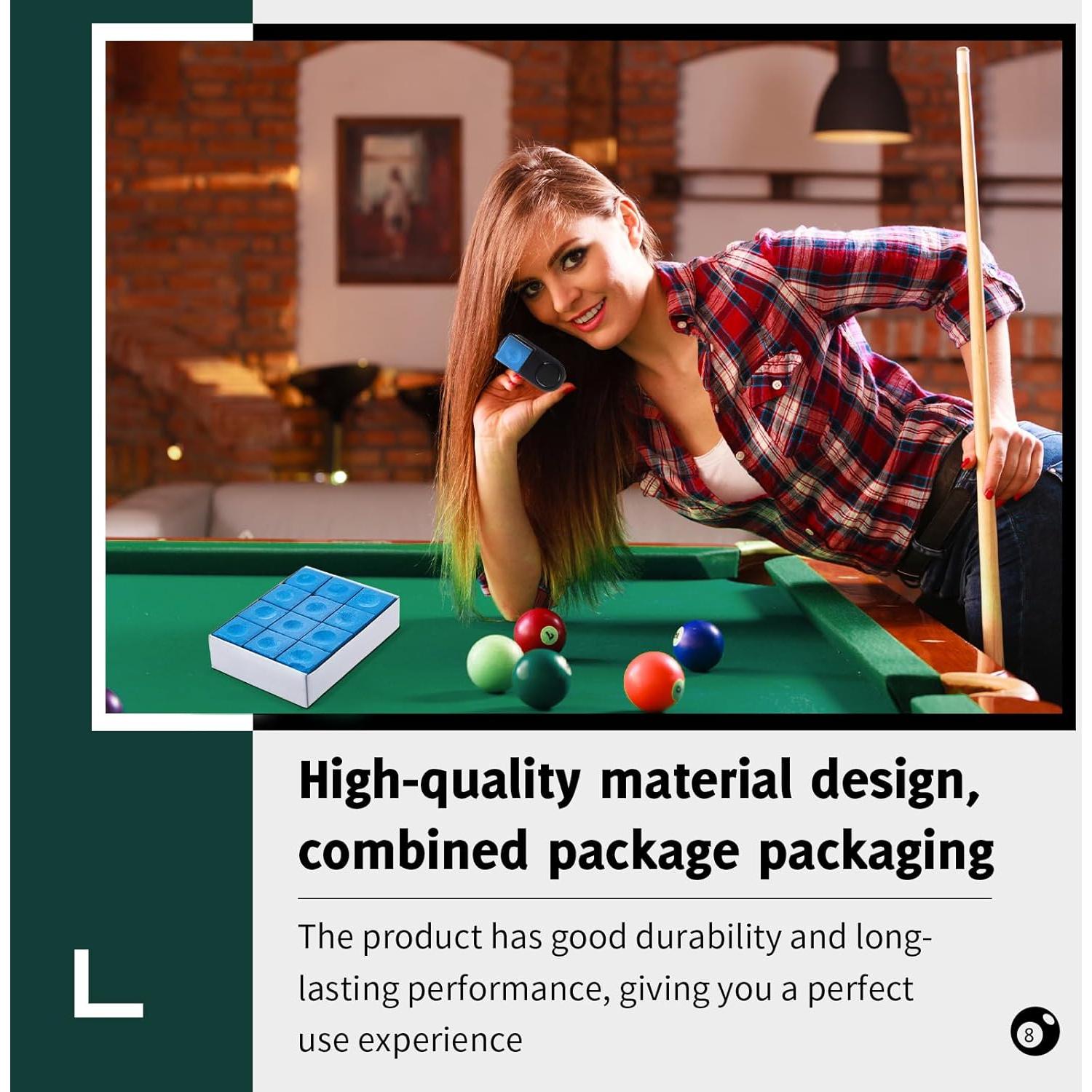 Set de Soporte Magnético y Tiza para Billar Silipull - 2 Piezas