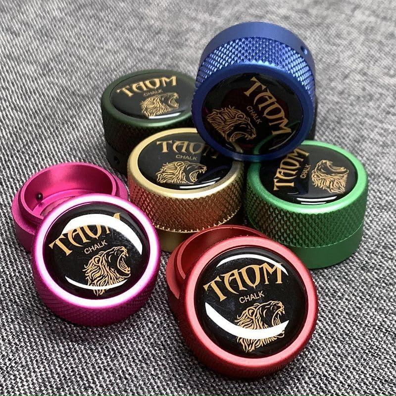 Soporte de Tiza de Billar Redondo Banly Amarillo Magnético