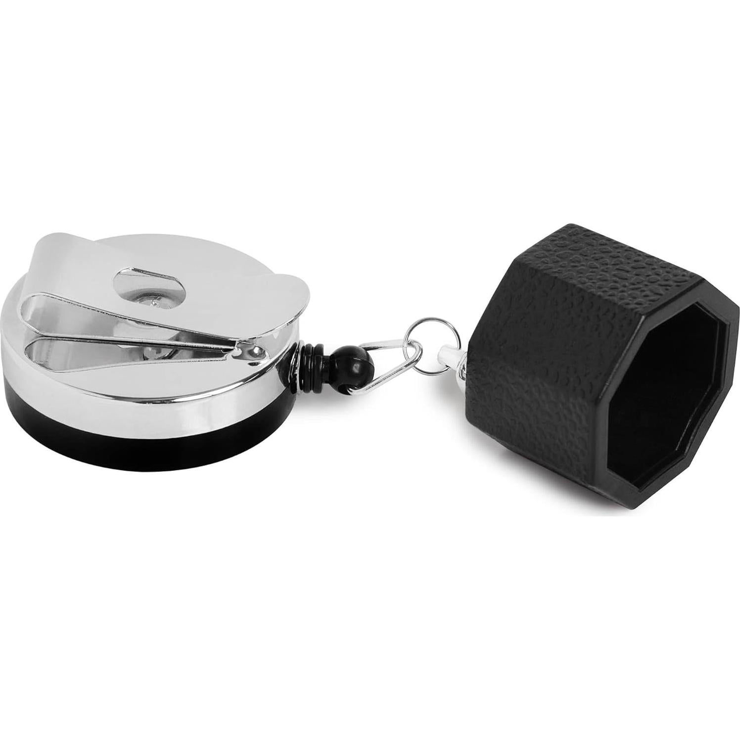 OKKO Tenedor Retráctil Octagonal para Tiza de Billar + Tiza Predator