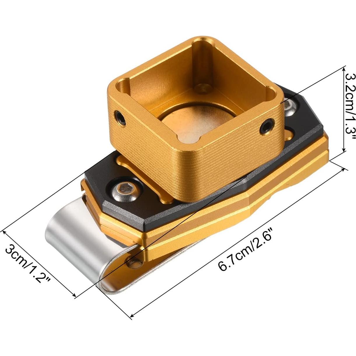 Soporte Magnético para Tiza de Billar PATIKIL Aluminio Clip