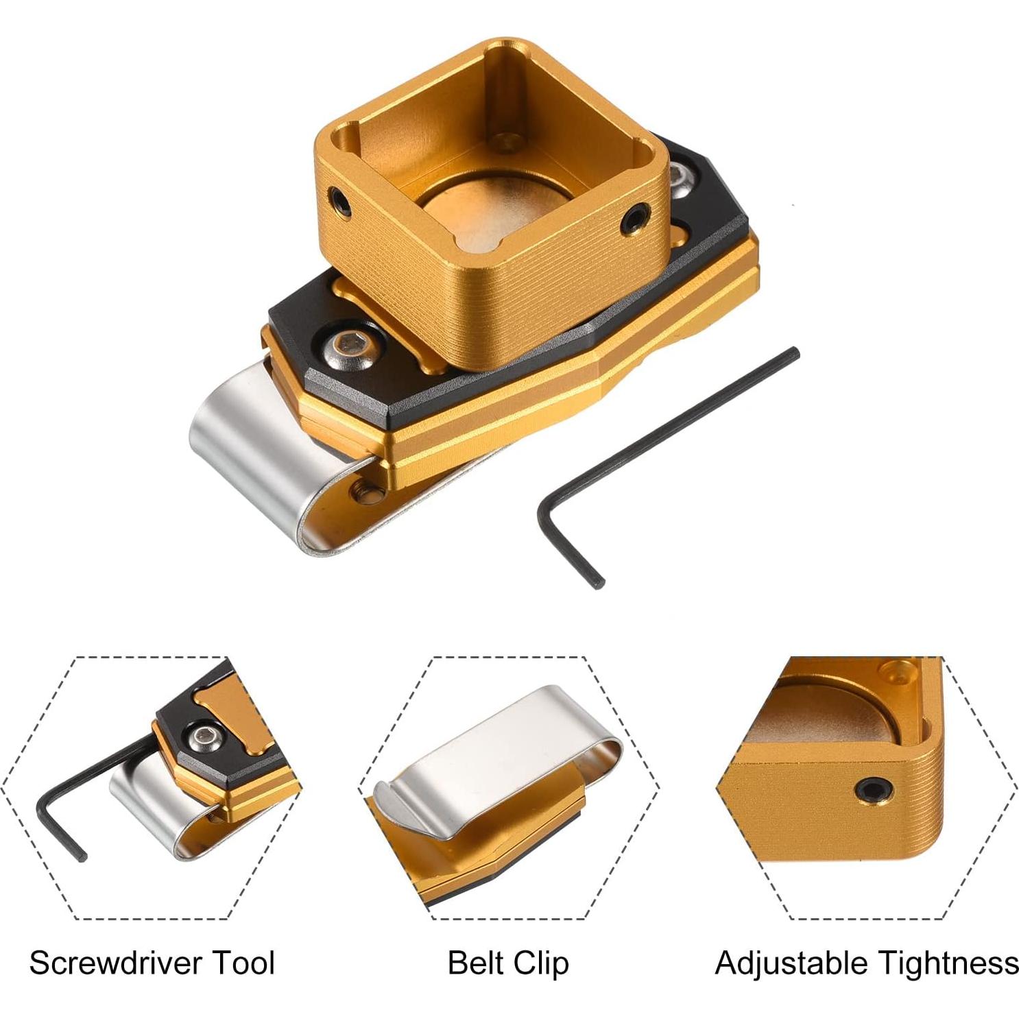 Soporte Magnético para Tiza de Billar PATIKIL Aluminio Clip