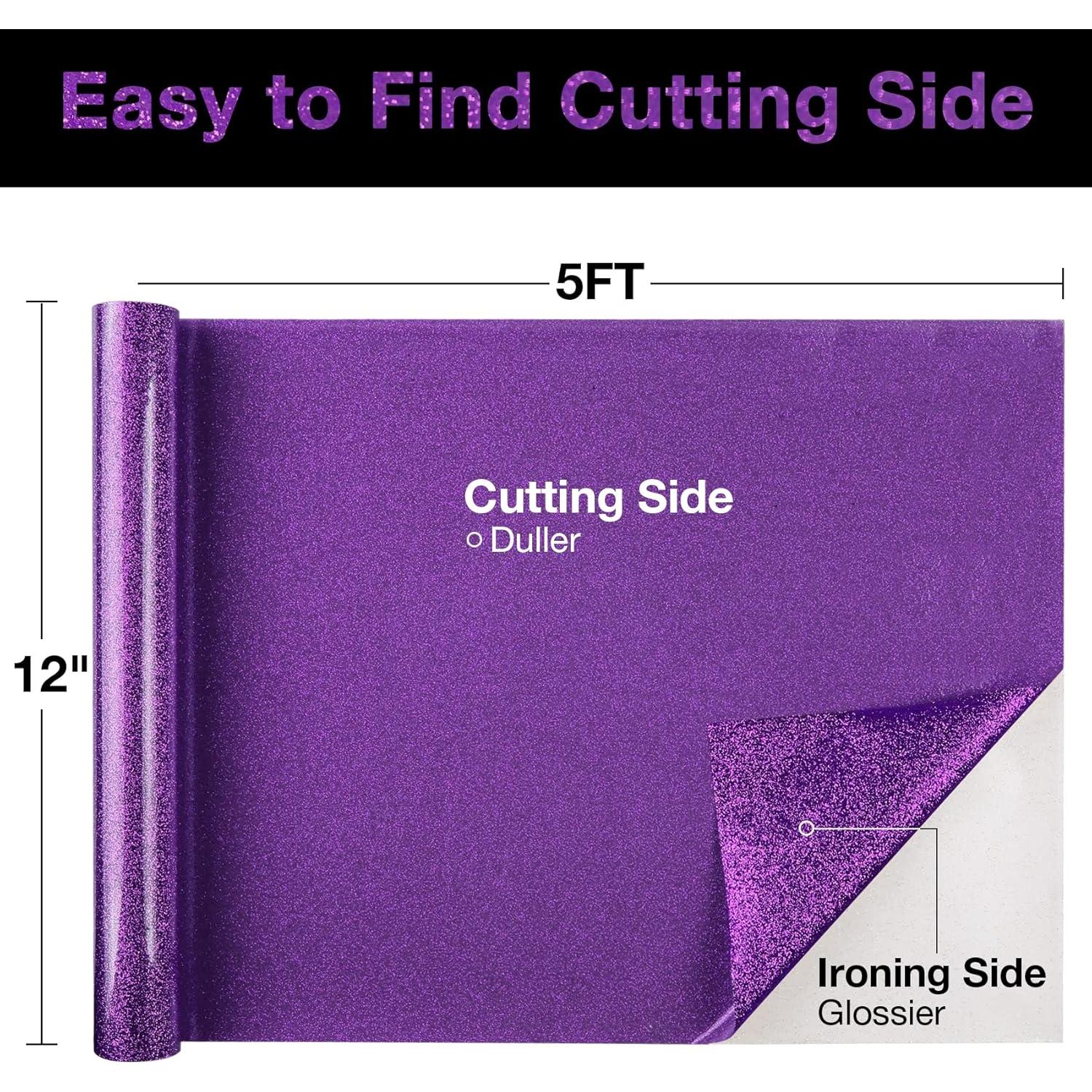 Vinilo de Transferencia Térmica Purpurina TORC 30 cm x 1.5 m