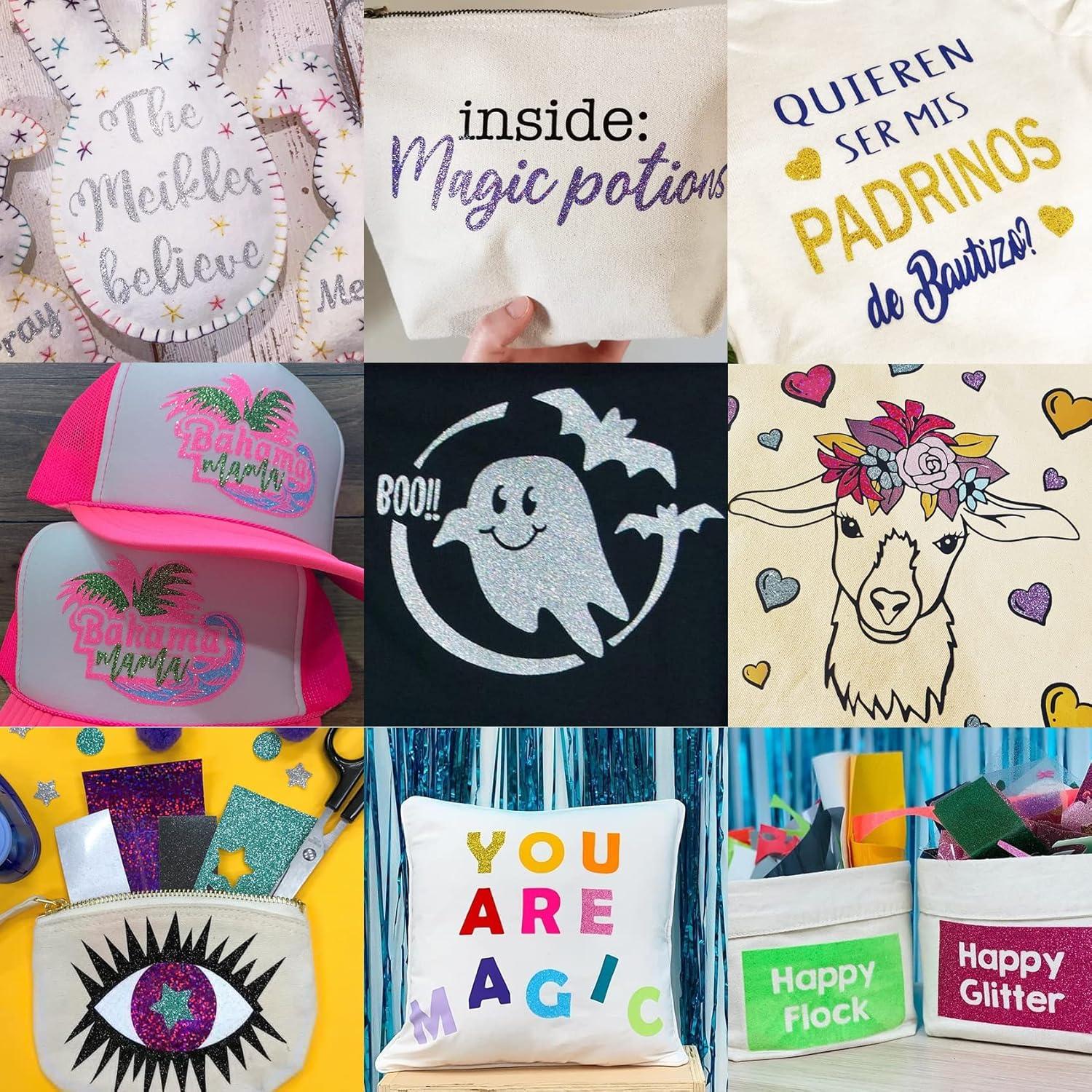 Vinilo de Transferencia Térmica Purpurina TORC 30 cm x 1.5 m