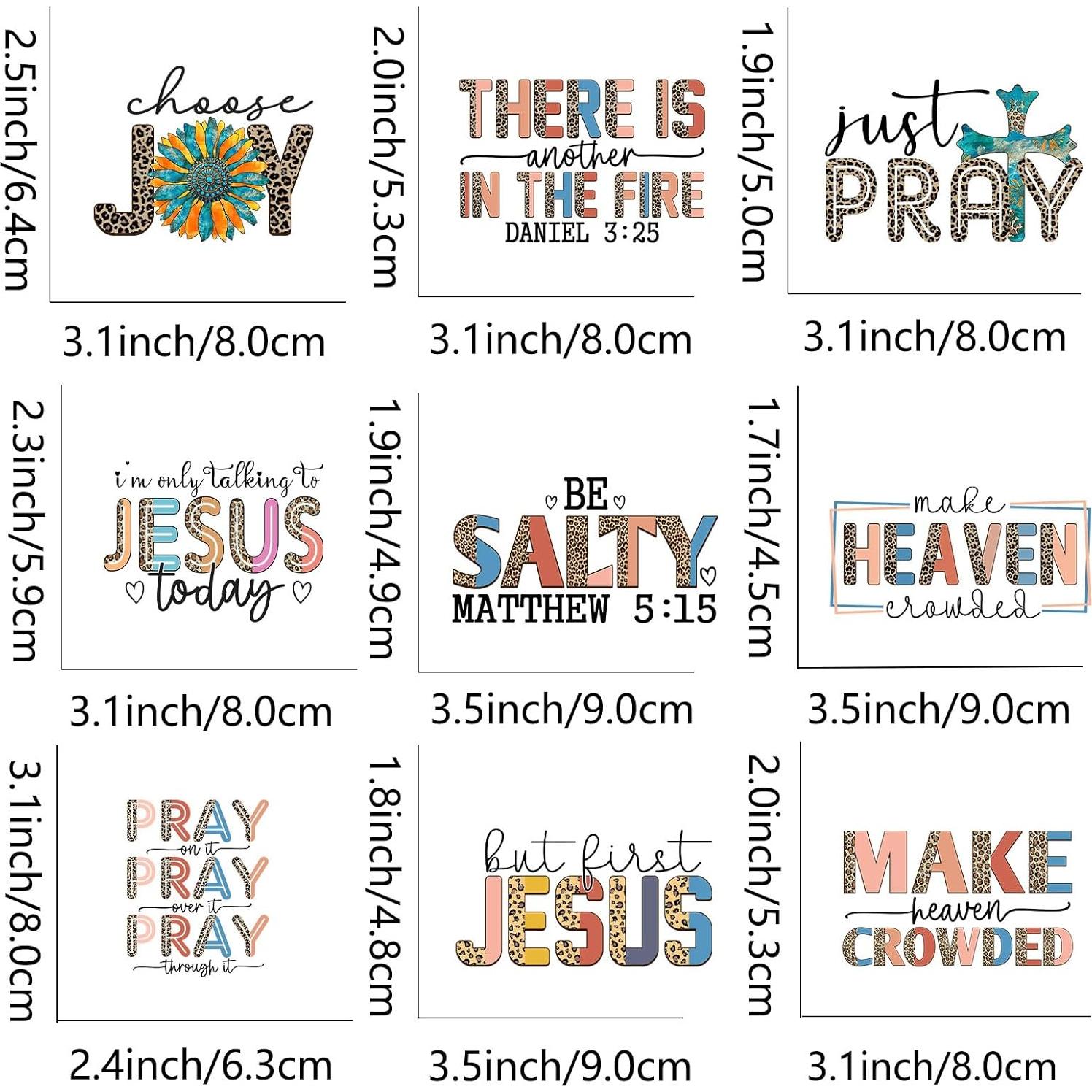 9 Piezas Calcomanías de Vinilo Amazingxy para Transferencia Térmica