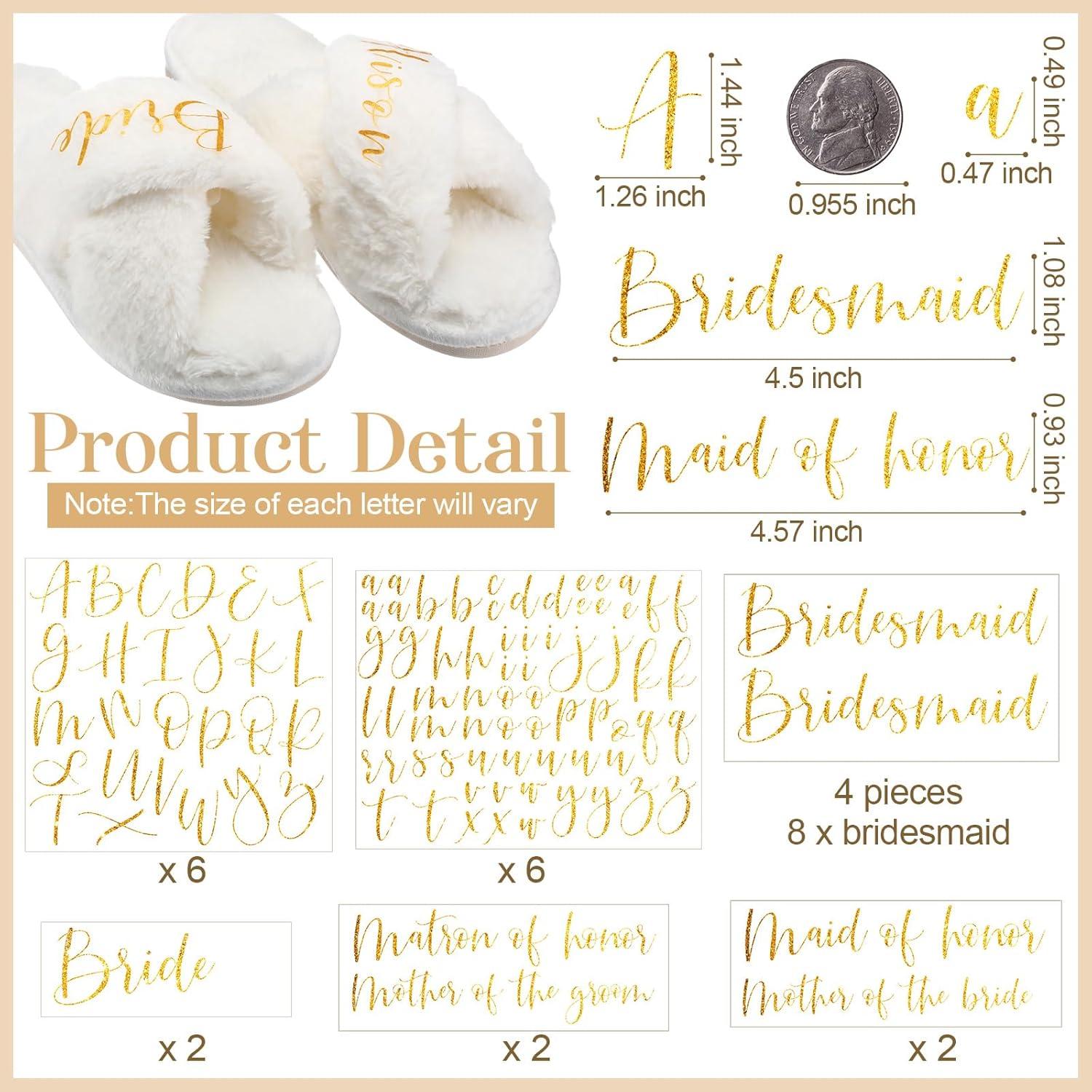 22 Calcomanías de Transferencia de Calor para Pantuflas Honoson