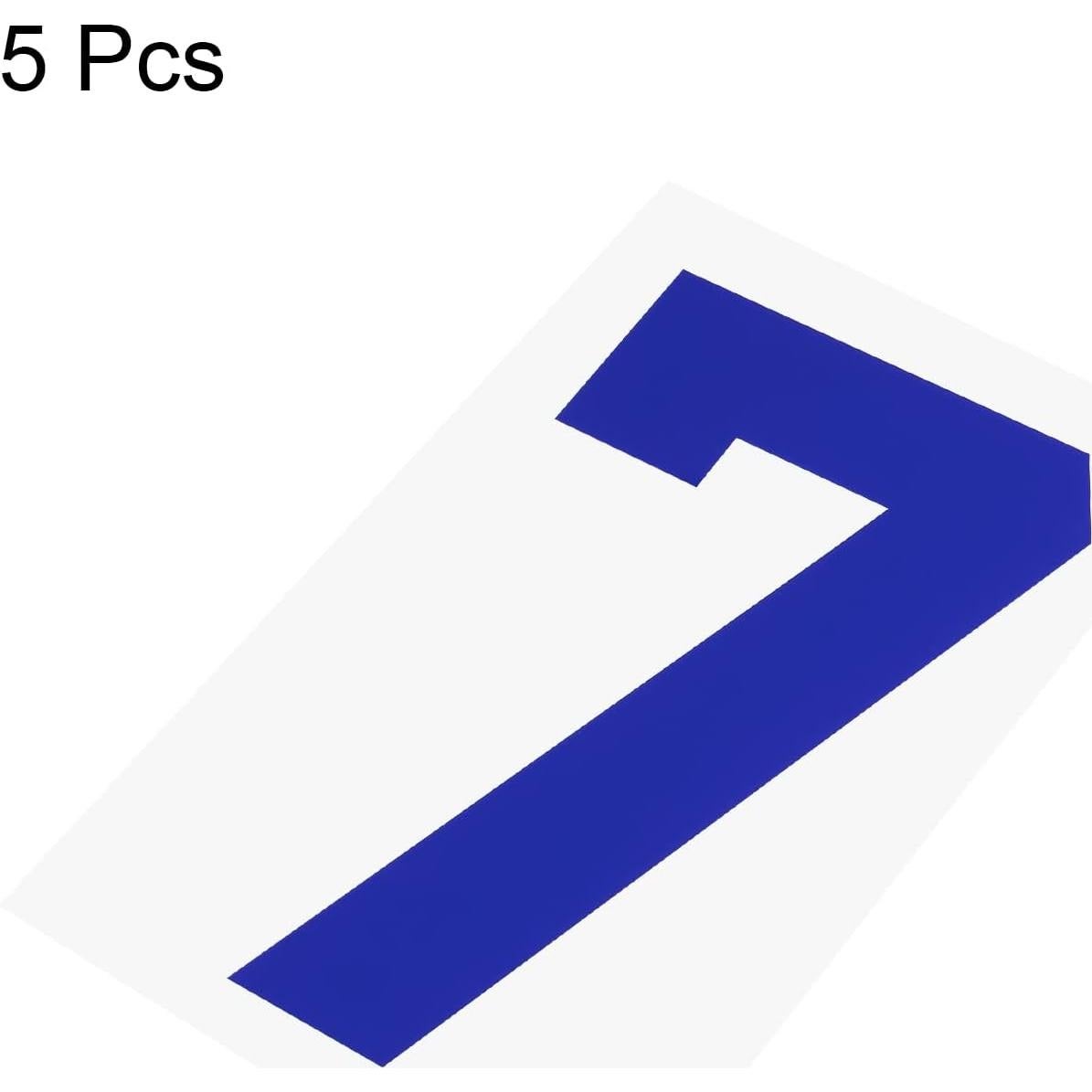 Parche de Número 7 MECCANIXITY 20cm Azul para Uniforme