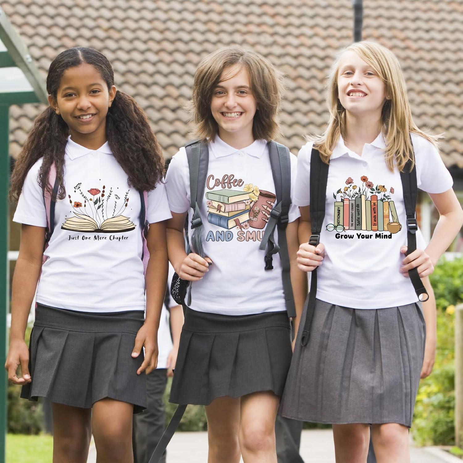 Parches de Transferencia de Calor Whaline 15 Hojas Lectura