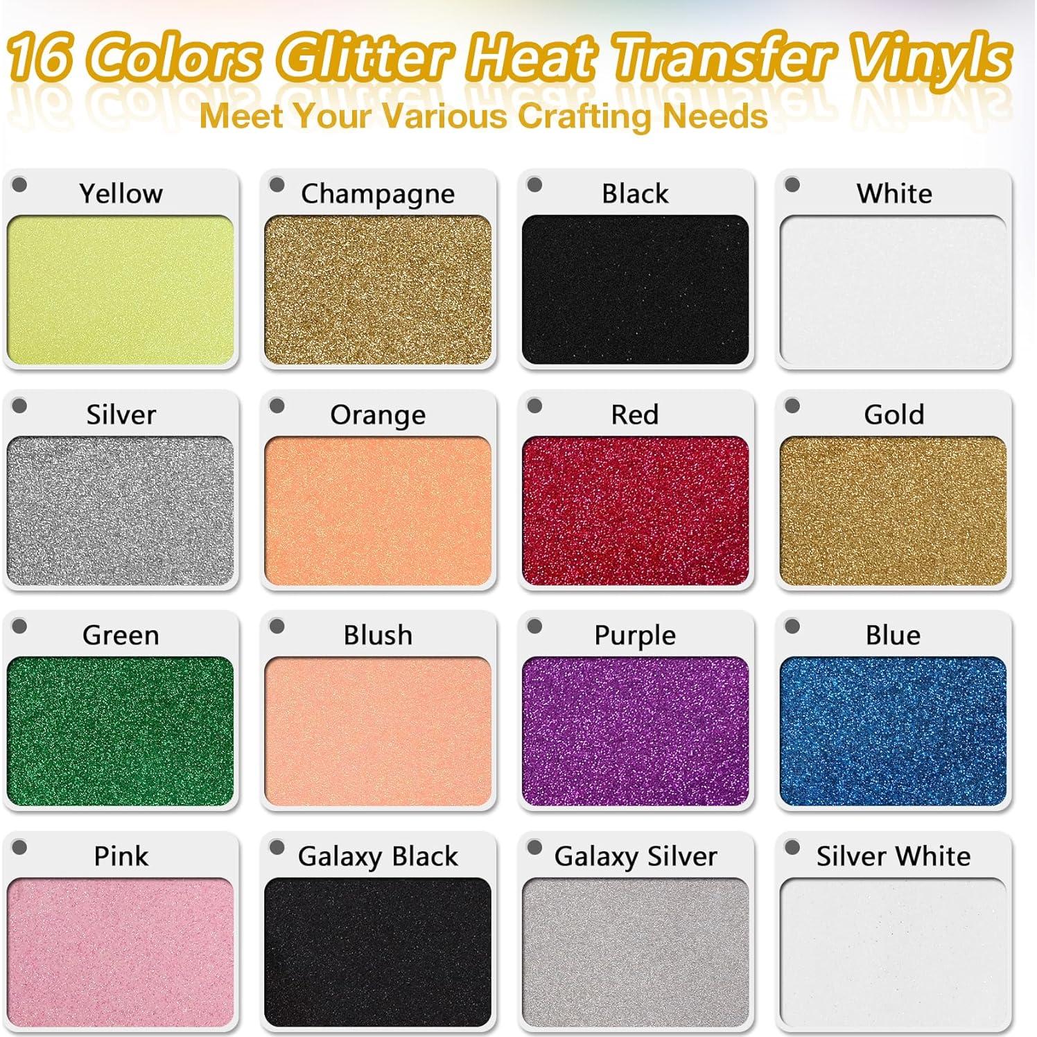 Vinilo de Transferencia Térmica TORC Glitter Negro 30.48 cm x 1.83 m