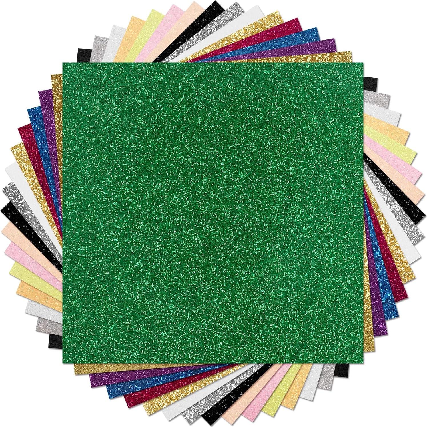 Vinilo de Transferencia Térmica TORC Glitter Negro 30.48 cm x 1.83 m