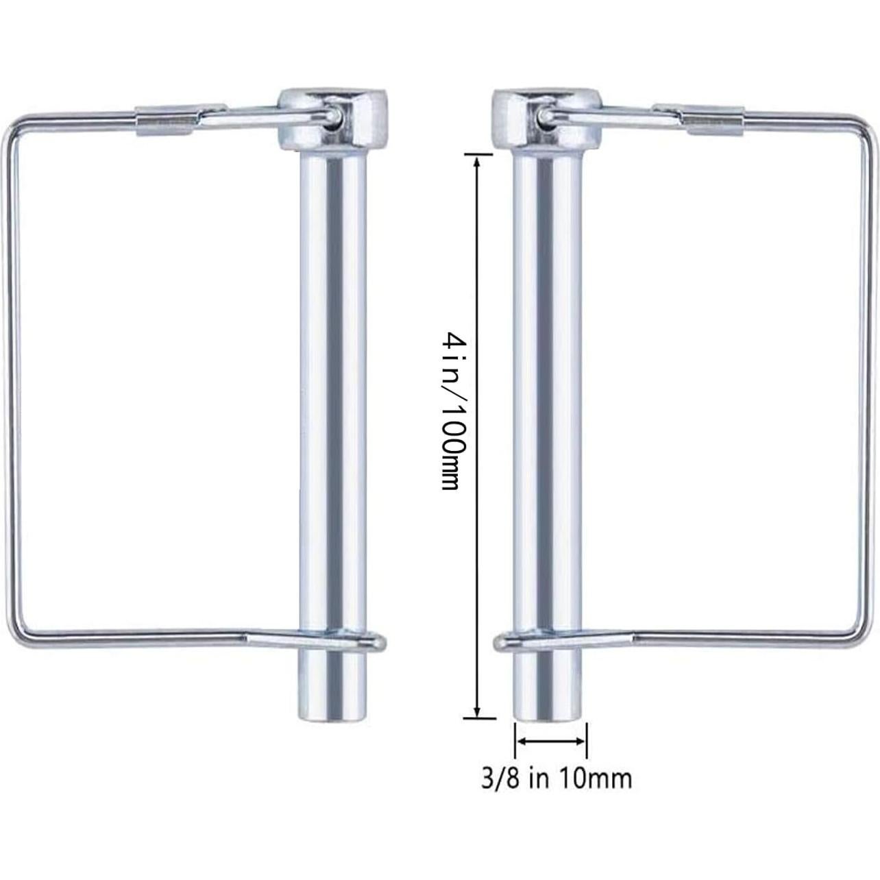 Paquete de 8 Pasadores de Acoplador de Remolque Truleego 9.53x10.16cm