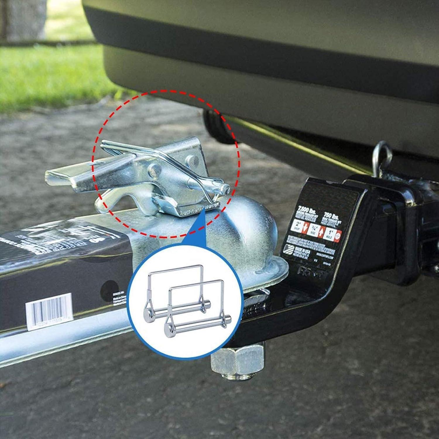 Paquete de 8 Pasadores de Acoplador de Remolque Truleego 9.53x10.16cm