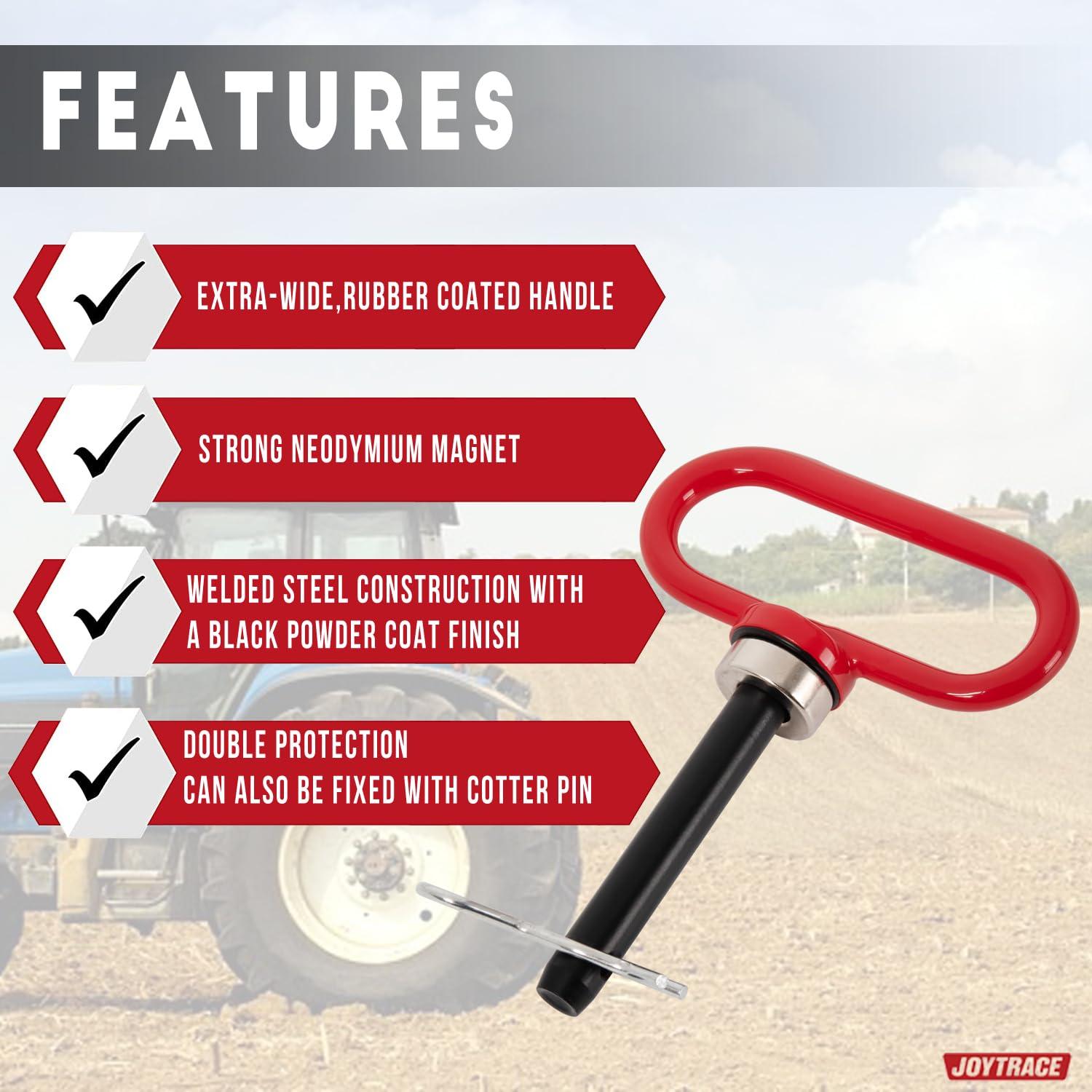 Pasador Magnético de Enganche Joytrace para Remolque de Cortacésped