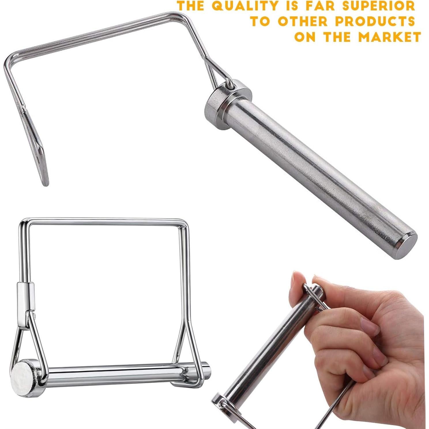 10 Pasadores de Acoplador de Remolque YTKO 8-12mm Galvanizados