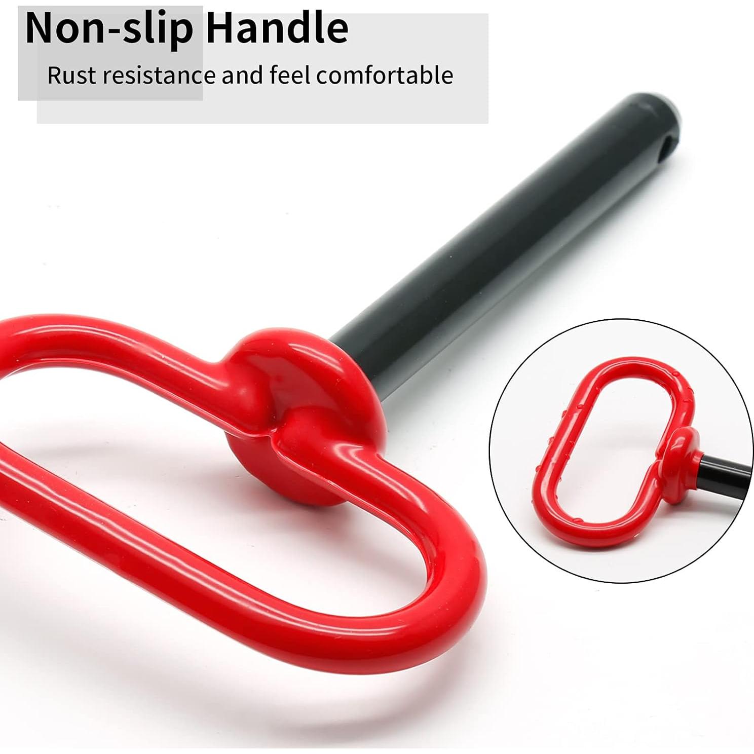 Pasador de Remolque de Tractor Bonsicoky 1.27 x 10.16 cm - 2 Pcs