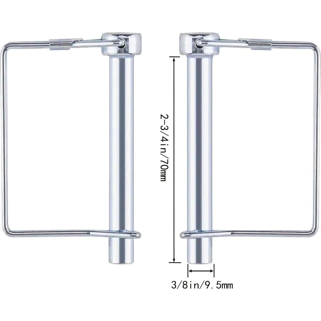 Paquete de 2 Pines de Acoplamiento Truleego 10x1.6cm Alta Resistencia