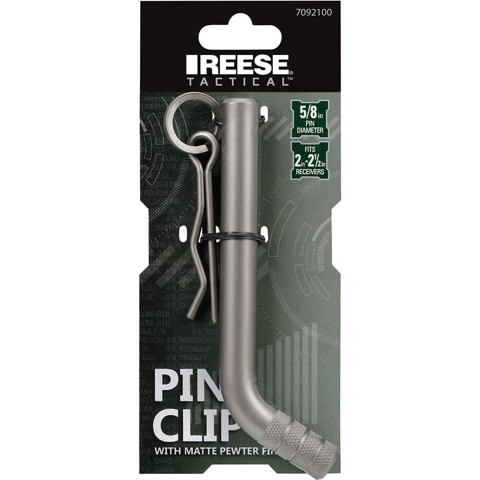 Pasador y Clip Táctico Reese Towpower 7092100 5/8" Pewter