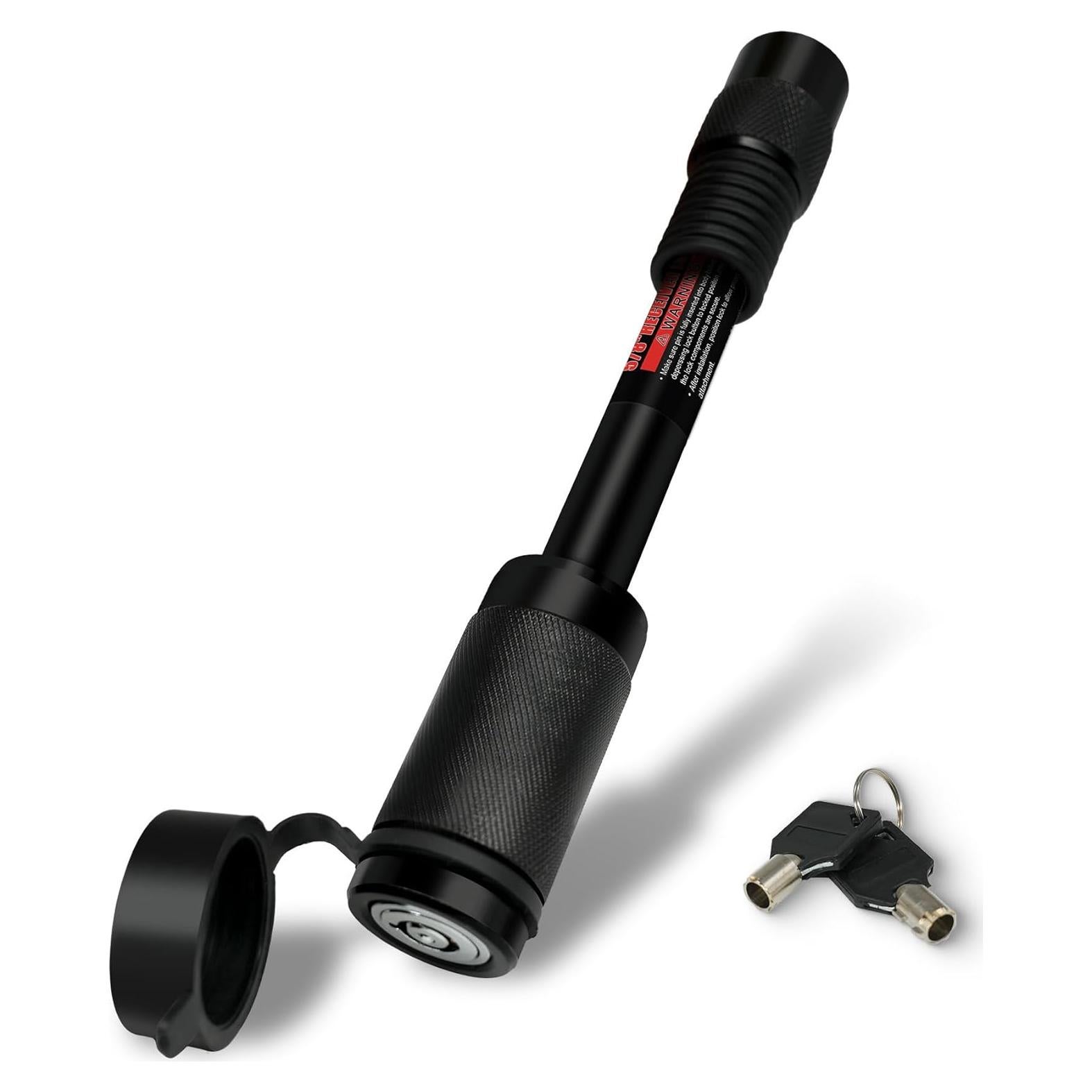 Cerradura de Enganche TYT 4" con Pin 5/8" y 2 Llaves - Negro