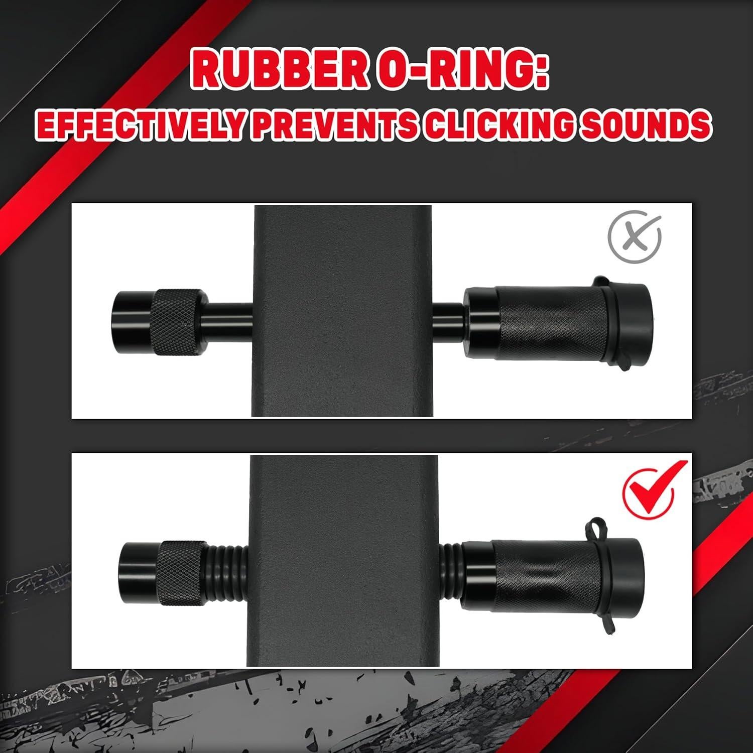 Cerradura de Enganche TYT 4" con Pin 5/8" y 2 Llaves - Negro