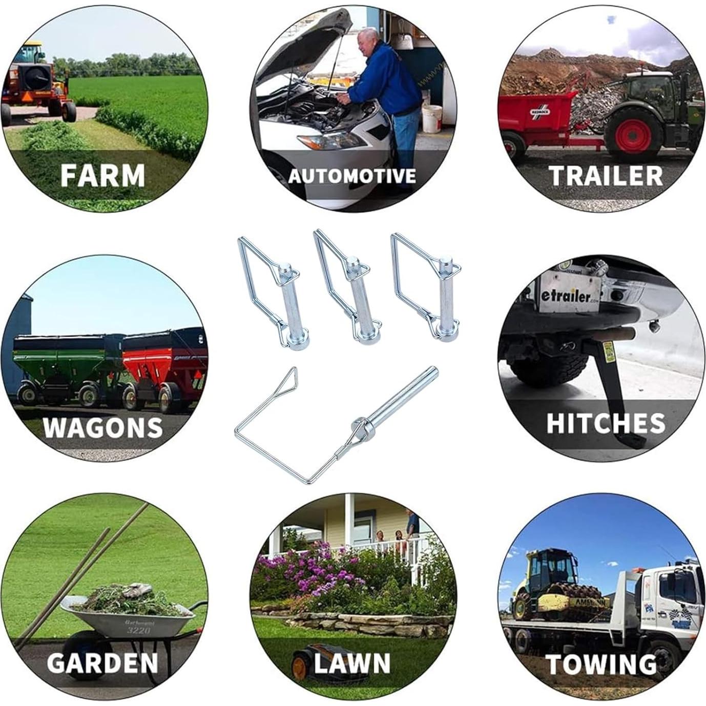 Paquete de 10 Pasadores de Acoplamiento Truleego 0.79 cm x 8.6 cm