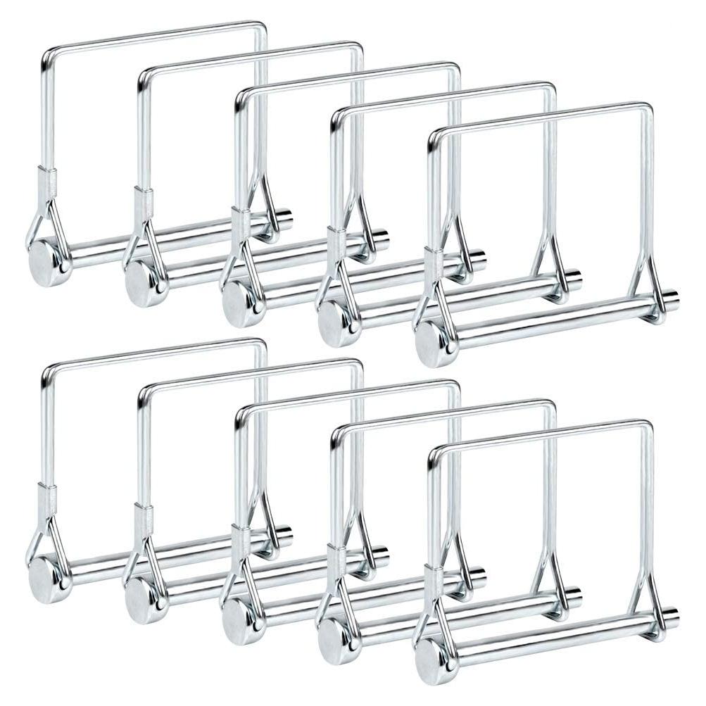 10 Piezas Pin de Bloqueo de Eje Cuadrado 6.3mm x 70mm BEAUFORT