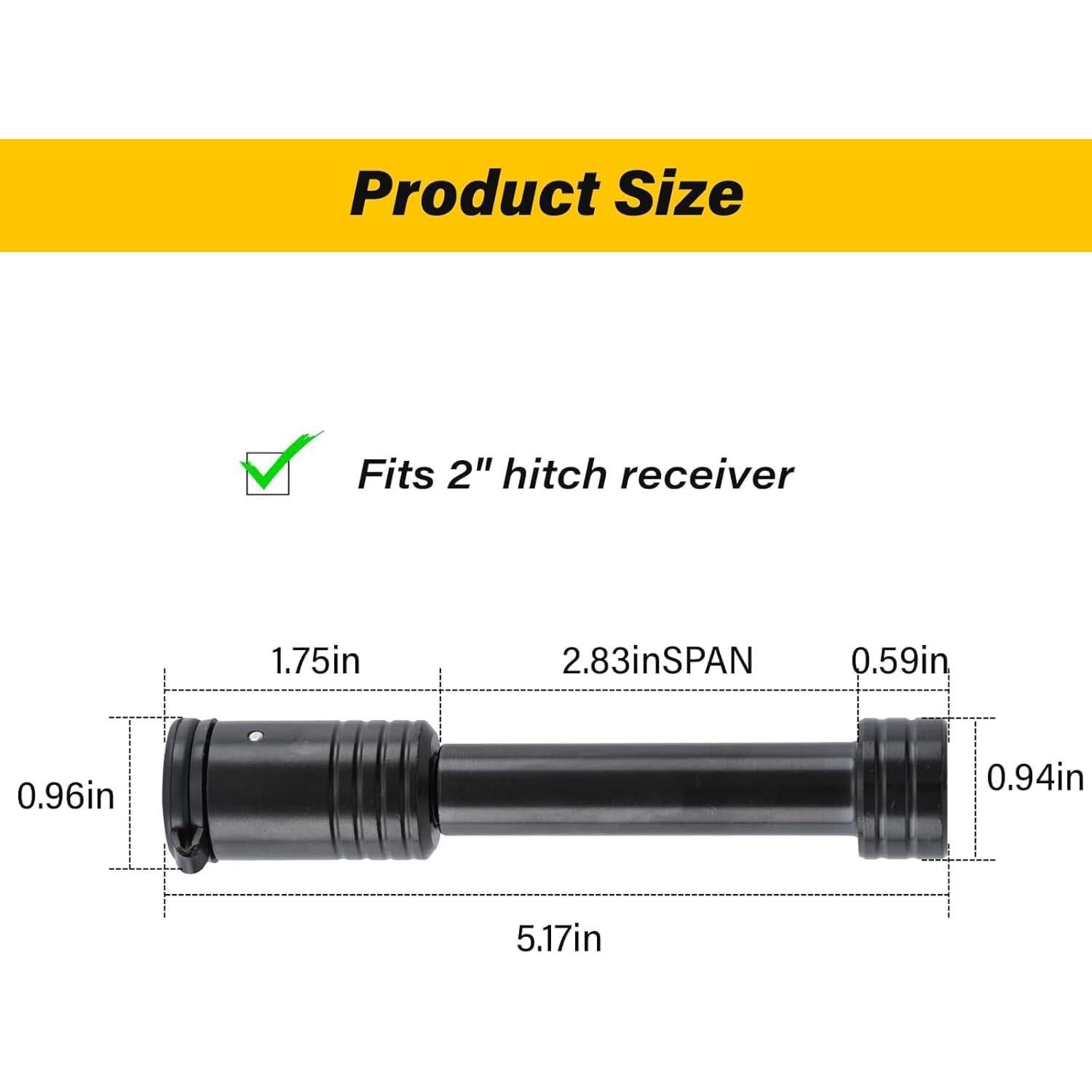 Cerradura de Enganche de Remolque TOWSWELL 5/8" para Clase III IV