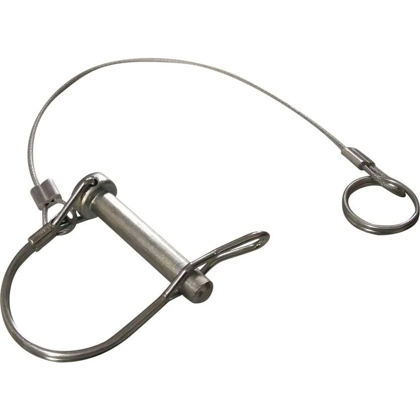 Pasador de Acoplador de Remolque HILILON 8mm x 45mm con Clip