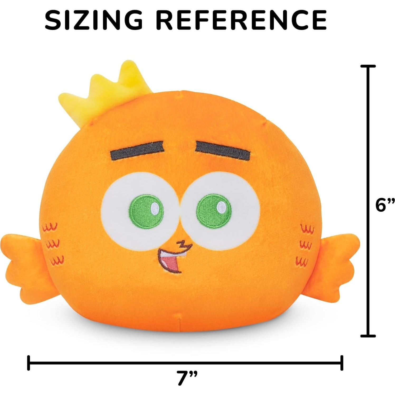 Peluche Reversible TeeTurtle Cosmo 15.24 cm Kawaii Nickelodeon