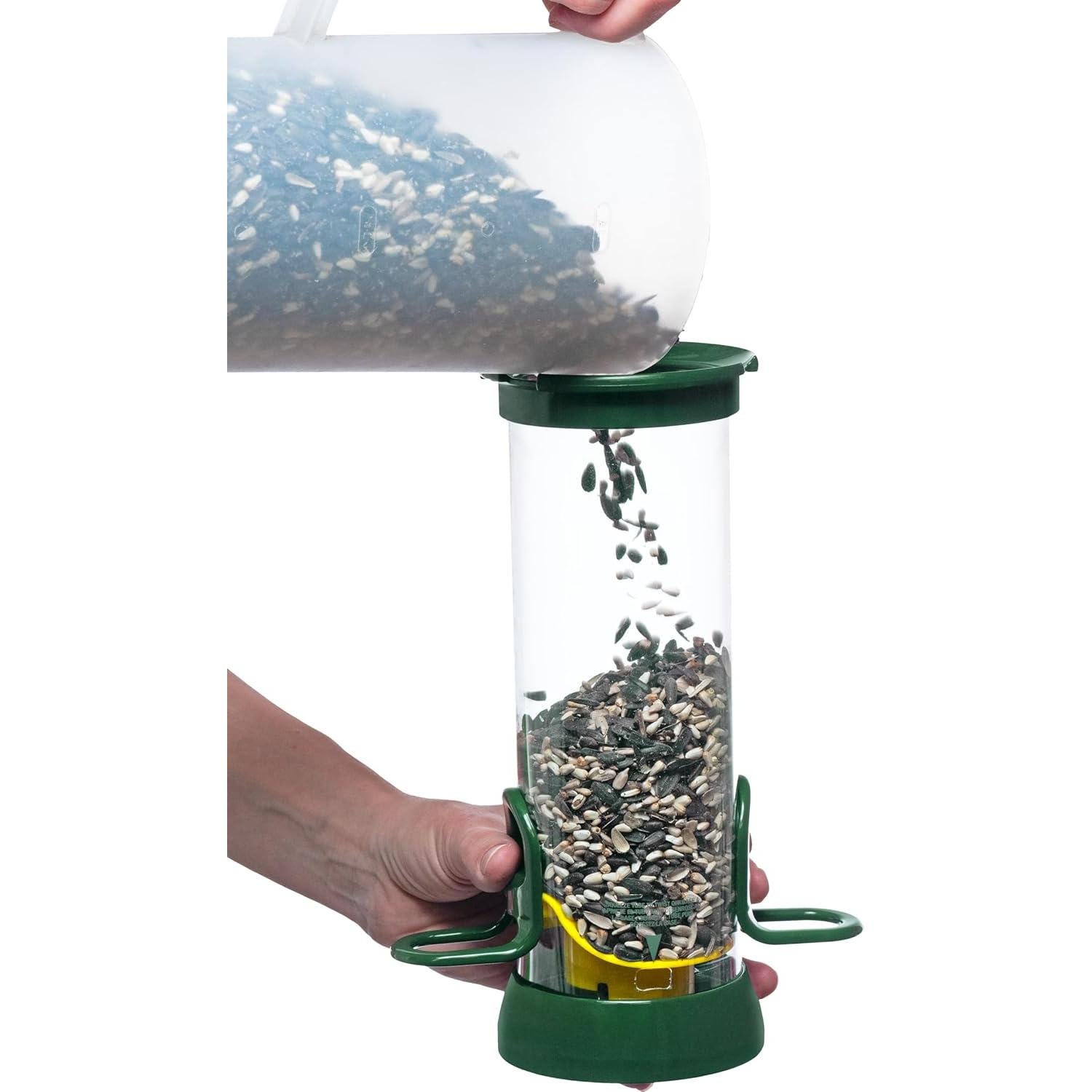 Alimentador de Aves Brome Tube Solution 100 - 0.77 kg, Verde