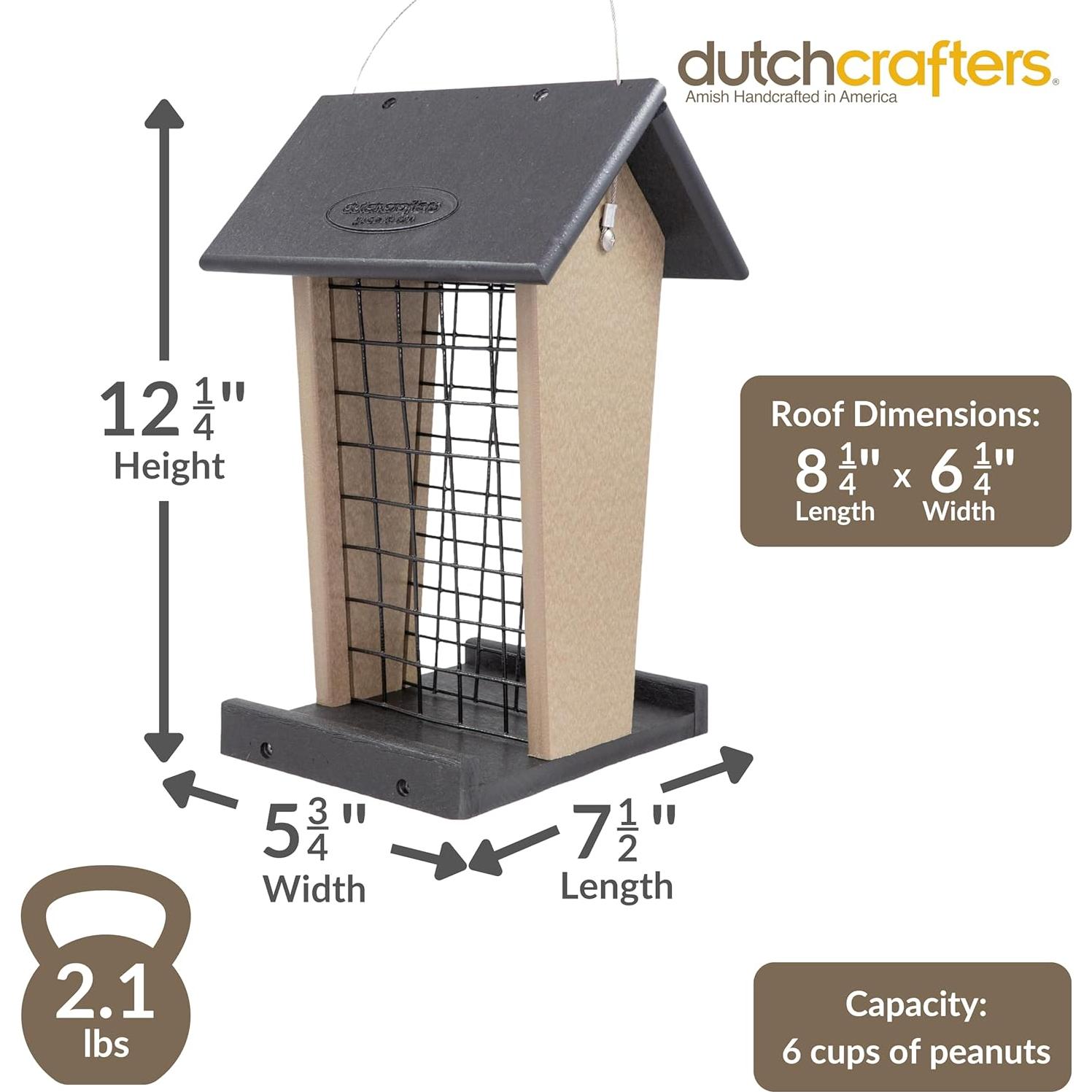 Comedero de Aves DutchCrafters para Cacahuetes Enteros 1.36 kg