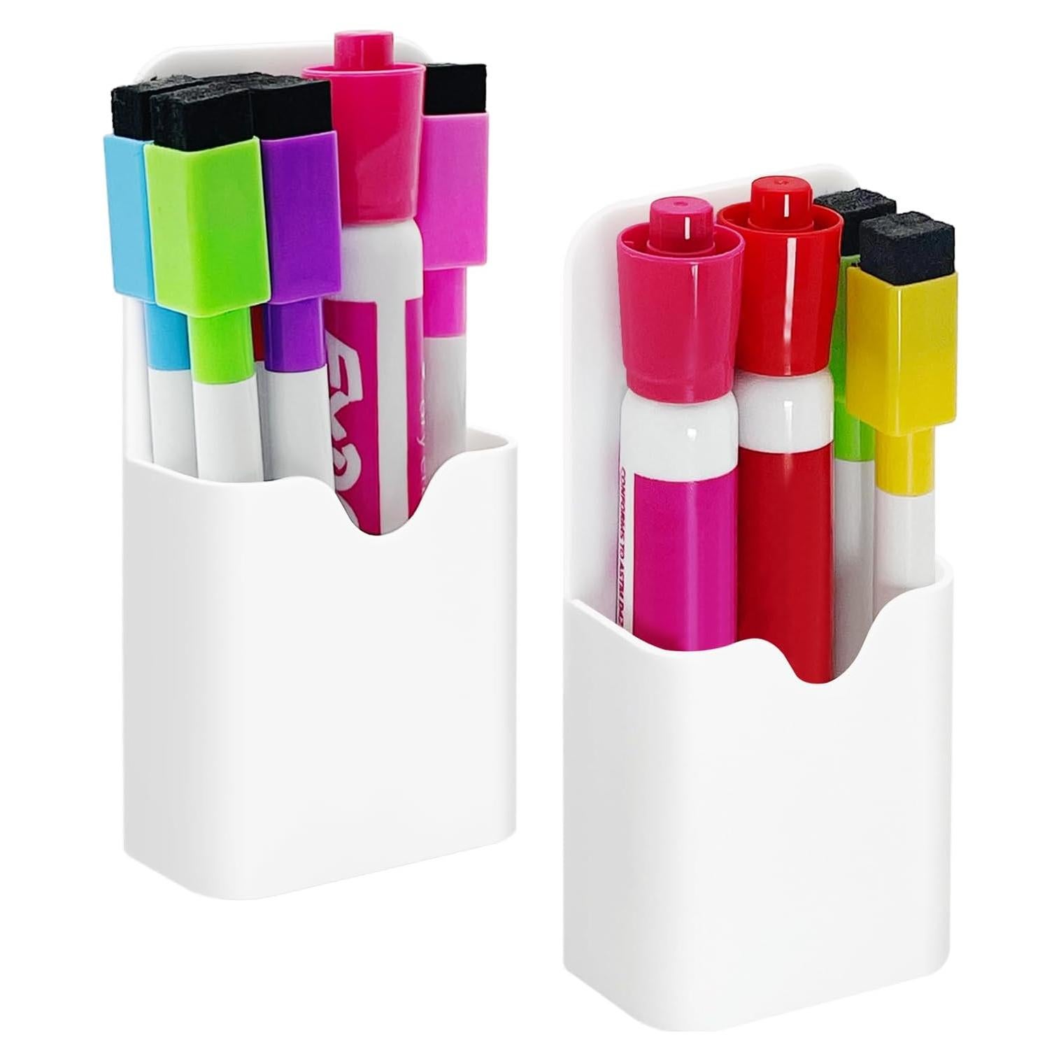 Soporte Magnético para Lápiz VieFantaisie - 2 Piezas Blanco