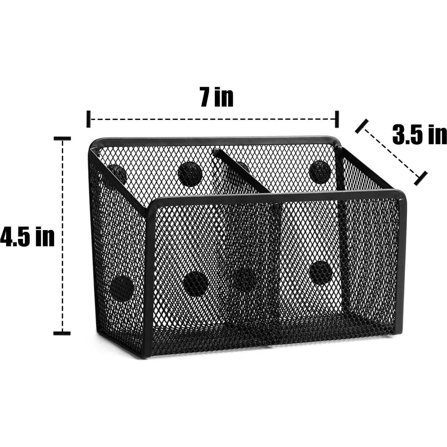 Soporte Magnético Ameceres para Lápices y Marcadores Negro