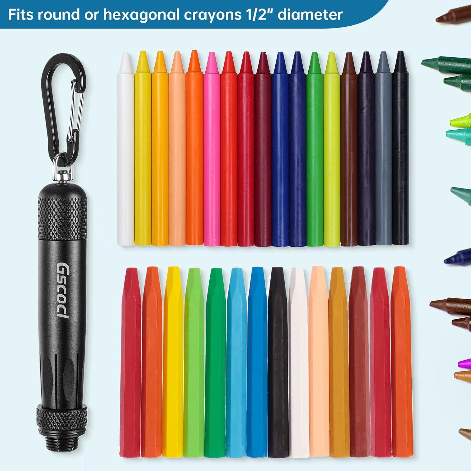 Soporte de Crayón de Aluminio Gscocl Negro para Crayones 1.27 cm