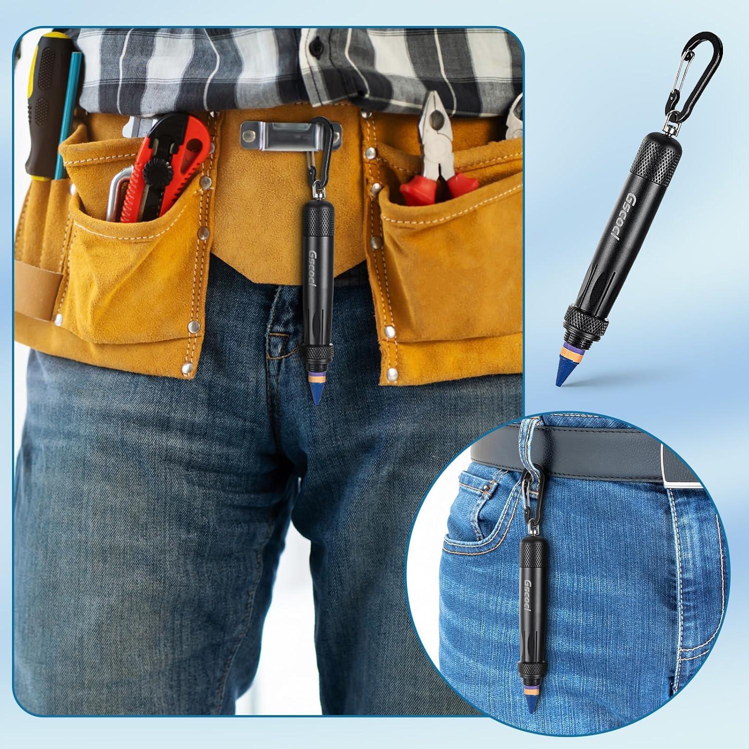 Soporte de Crayón de Aluminio Gscocl Negro para Crayones 1.27 cm