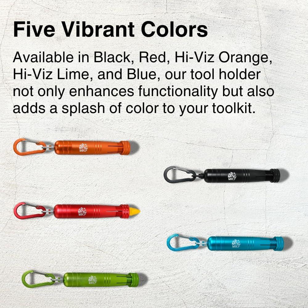 Soporte para Crayones de Quilla de Madera WOLF Azul