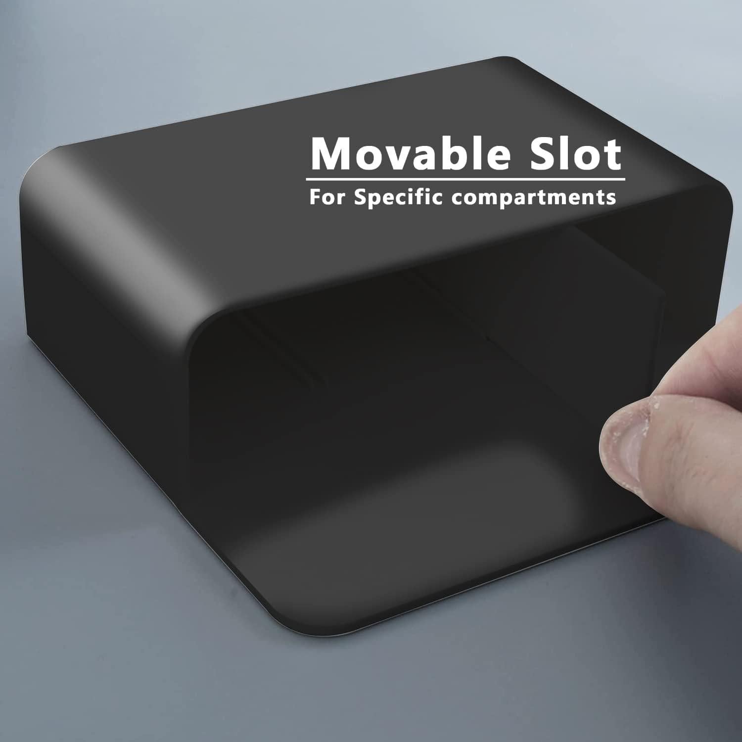 Soporte Magnético para Marcadores 2 Pcs Noonebutyou Negro