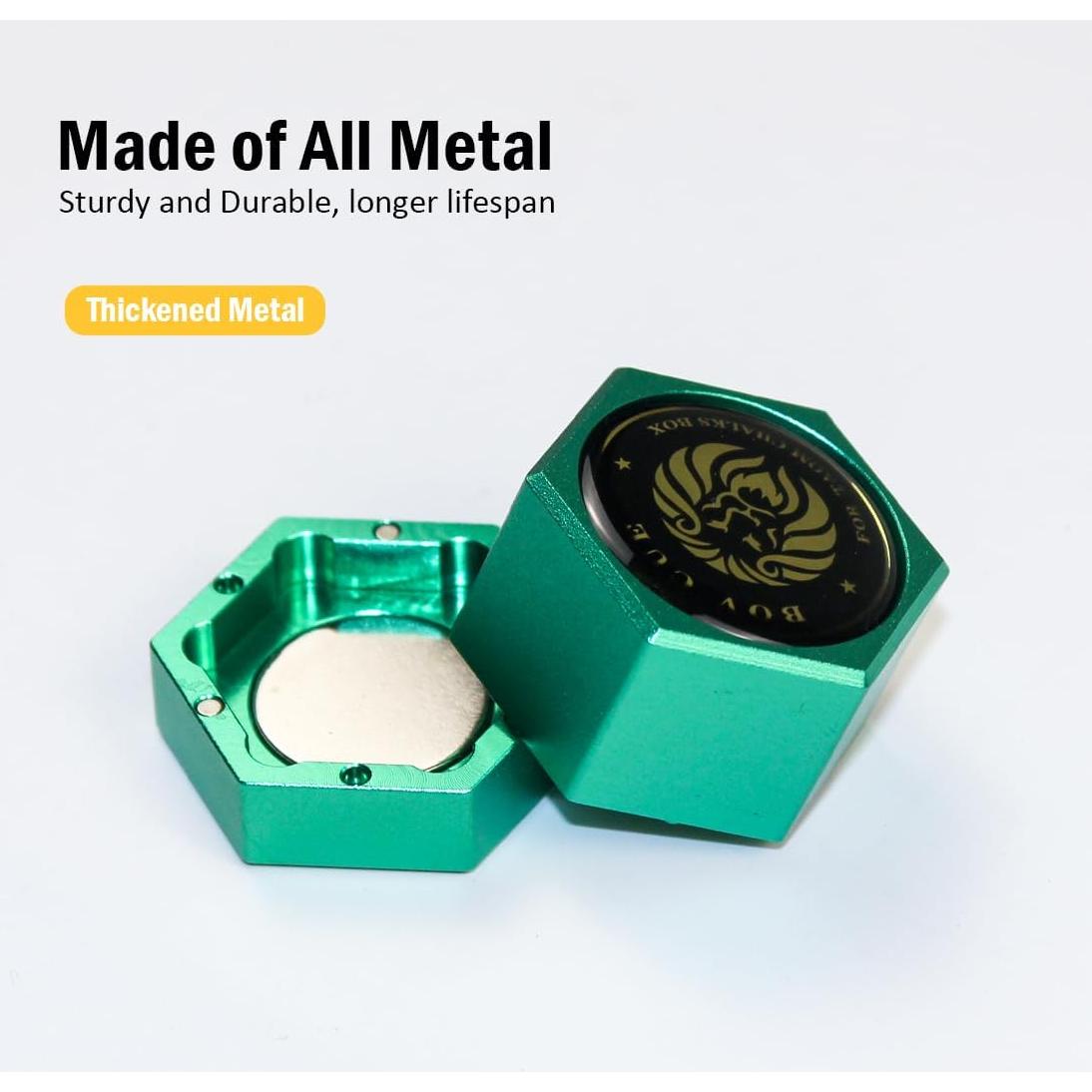 Soporte de Tiza Magnético YEUEK Hexagonal para Billar