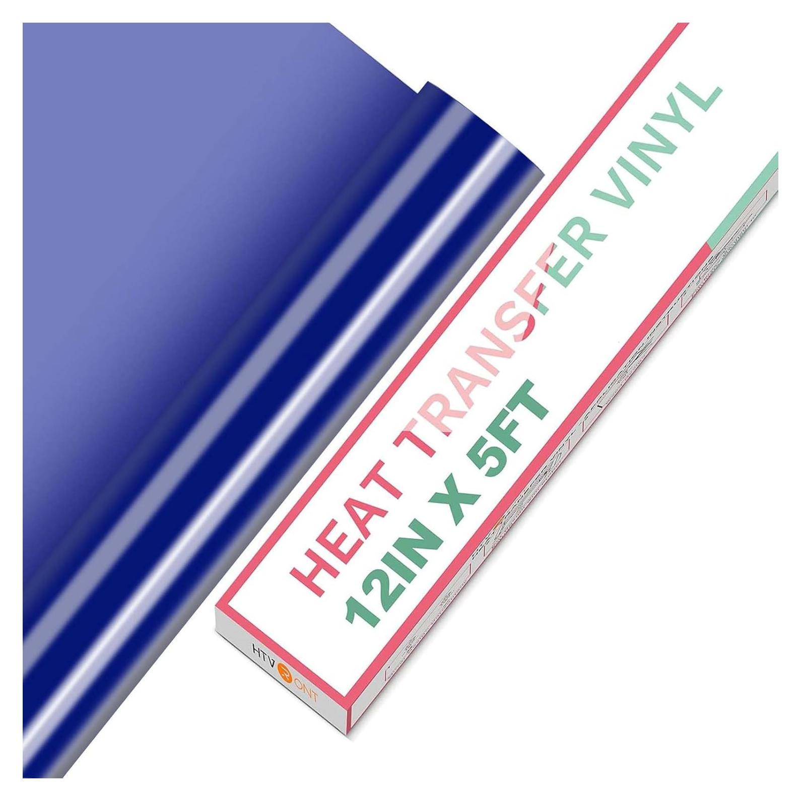 Rollos de Vinilo de Transferencia de Calor HTVRONT 30x1.5m Azul