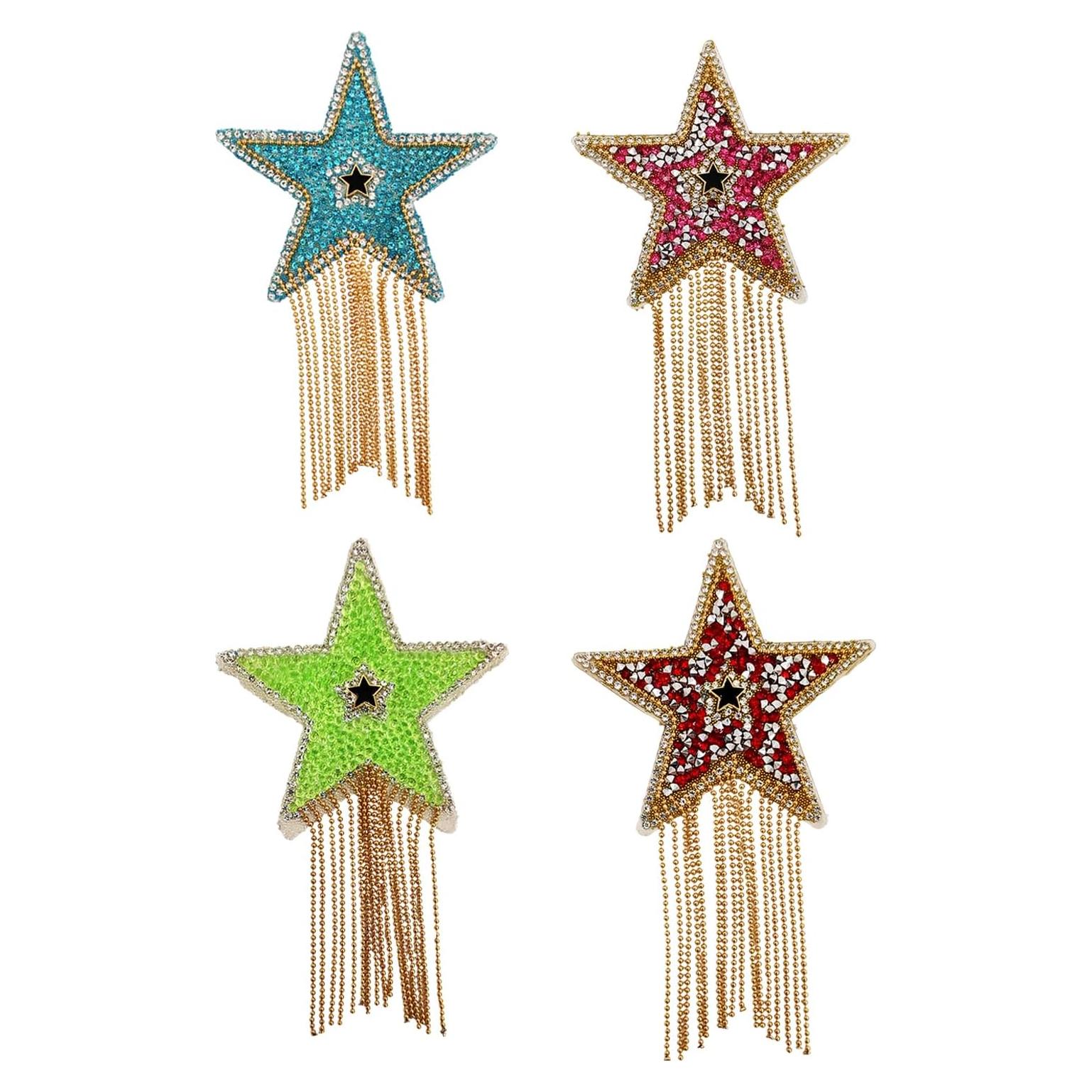 Parche Termoadhesivo HERSAUL Estrella Brillante 4 Pcs