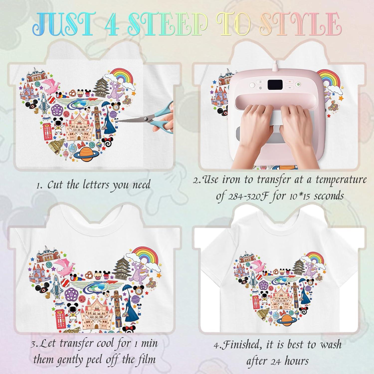 Transferencias de Calor RiVolTa Alfabeto Ratón 12 Piezas