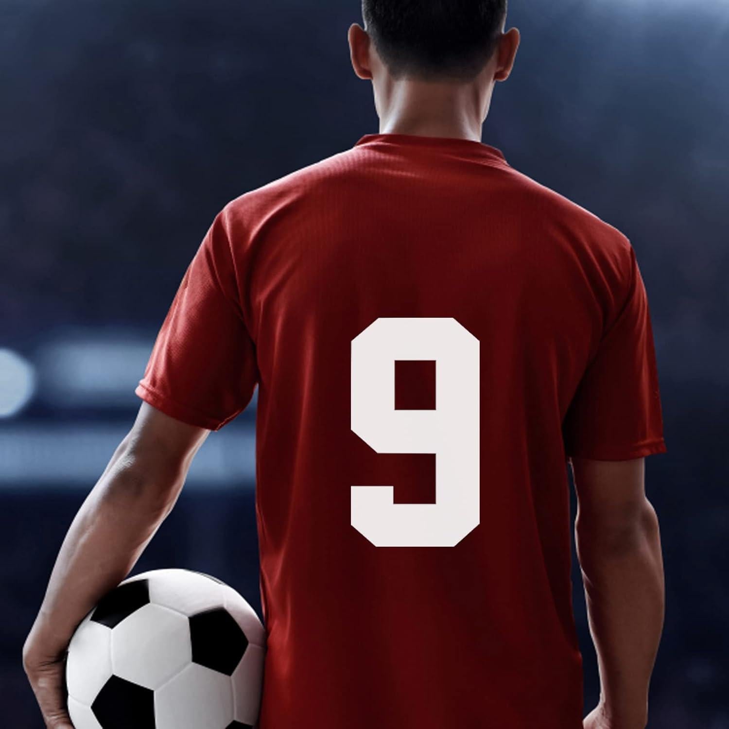 22 Piezas Números de Planchar en Hierro ArtCute 20.3 cm Blanco