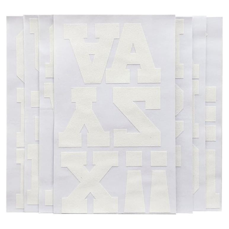 Transferencia de Hierro Magfok 3" Felpa Blanca para Ropa