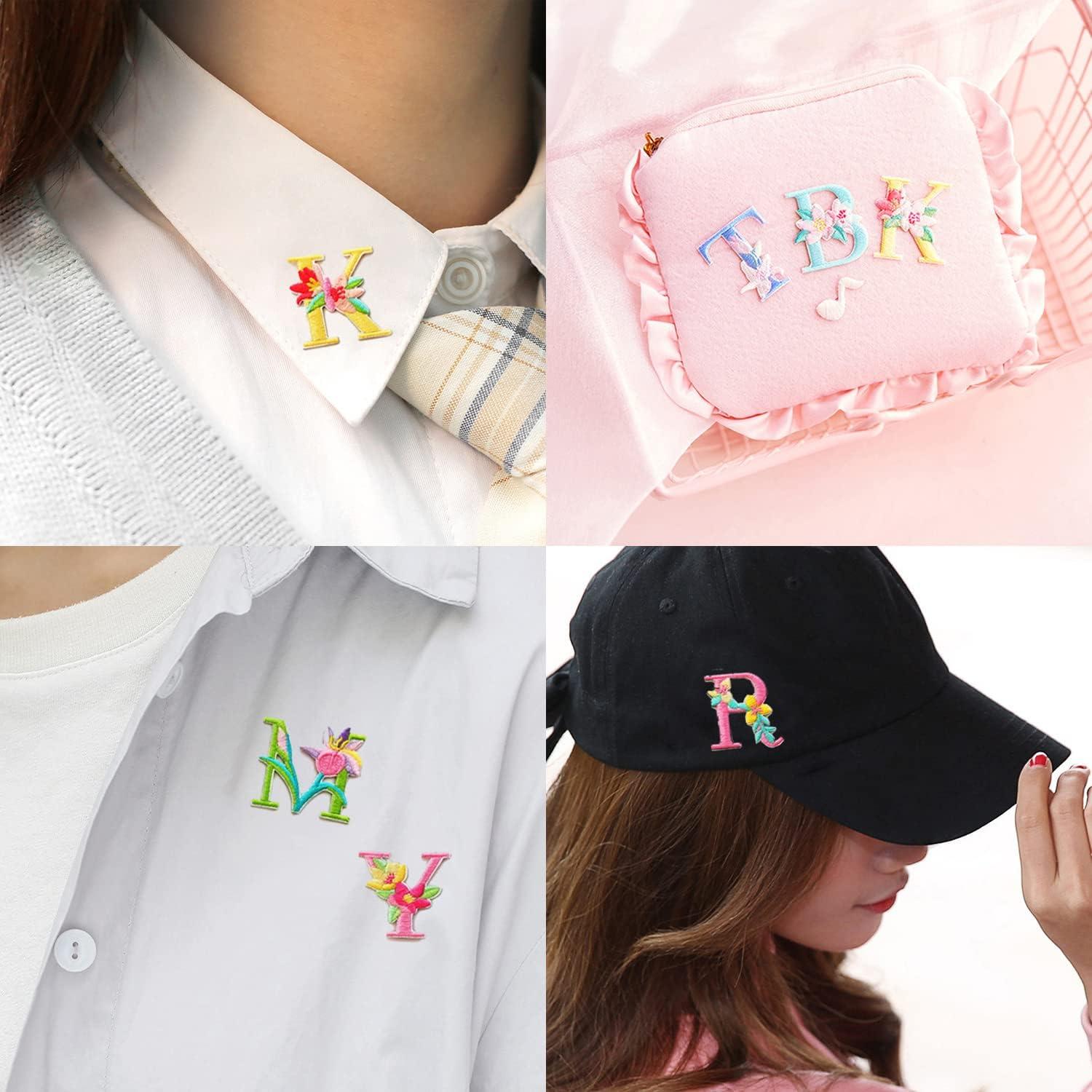 Parche de Letras Bordadas MISDONR - 52 Piezas A-Z para Ropa