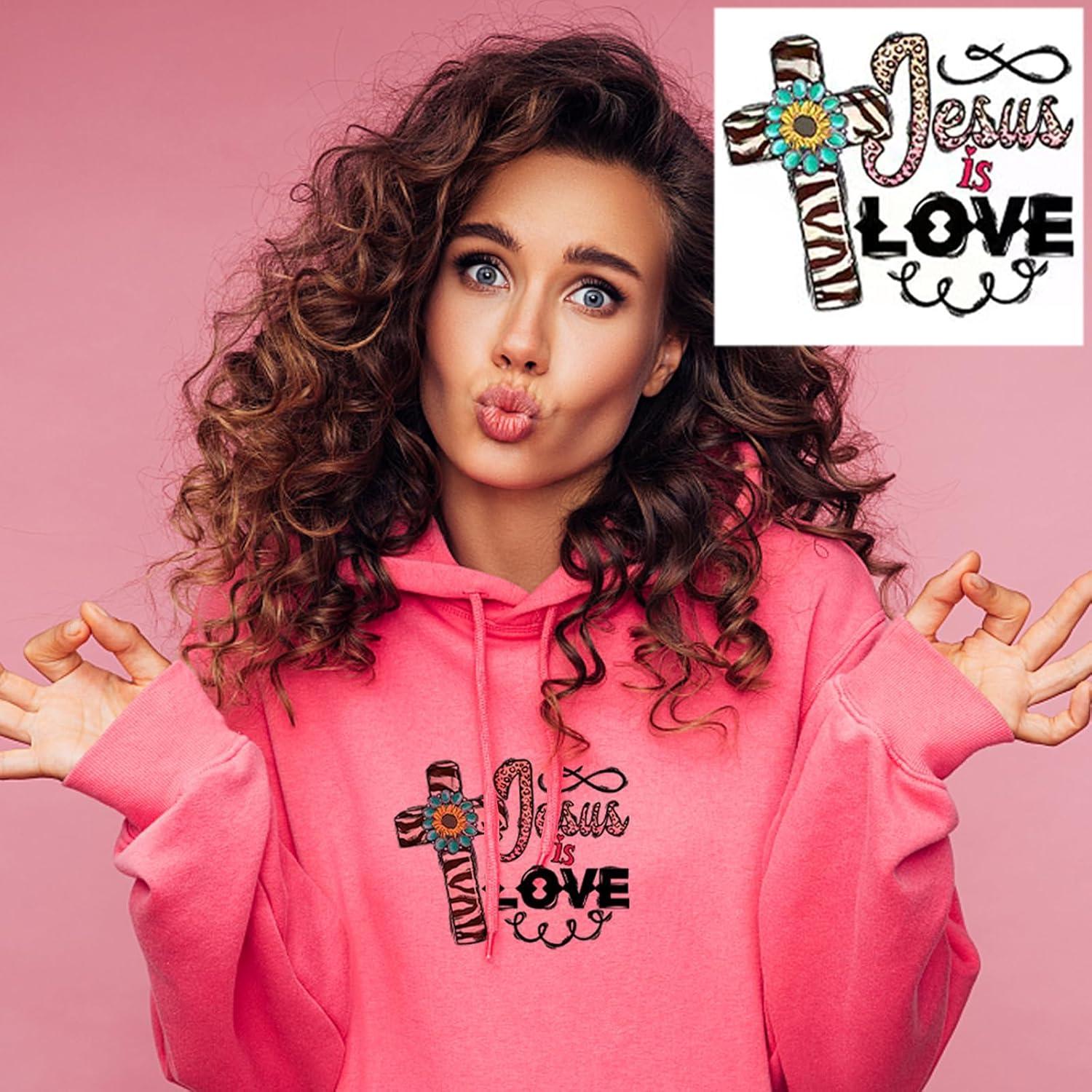 Calcomanías de Planchar VISIAIP 13 Piezas Leopardo Bendición