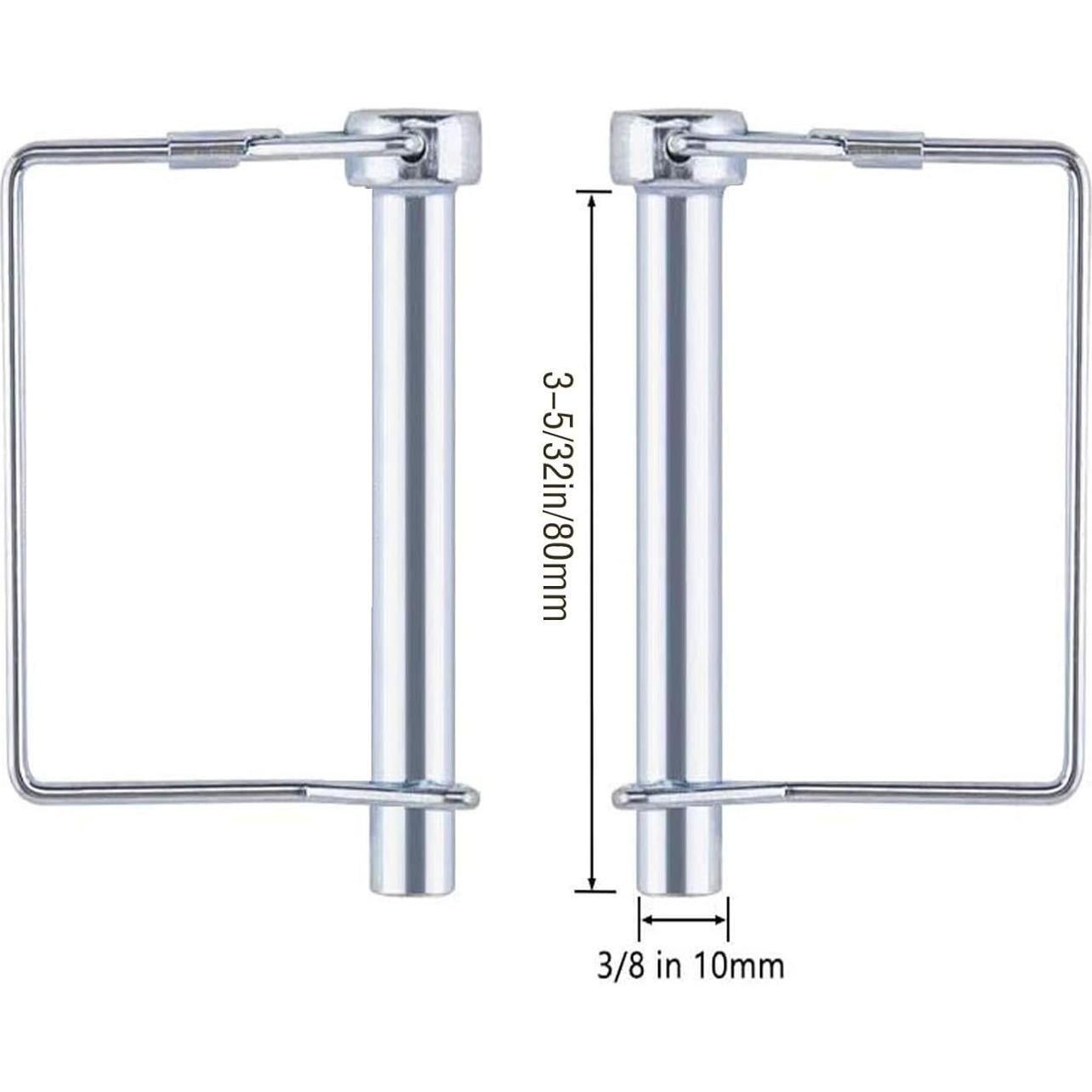 Paquete de 10 Pasadores de Acoplamiento Truleego 9.53x7.94 cm
