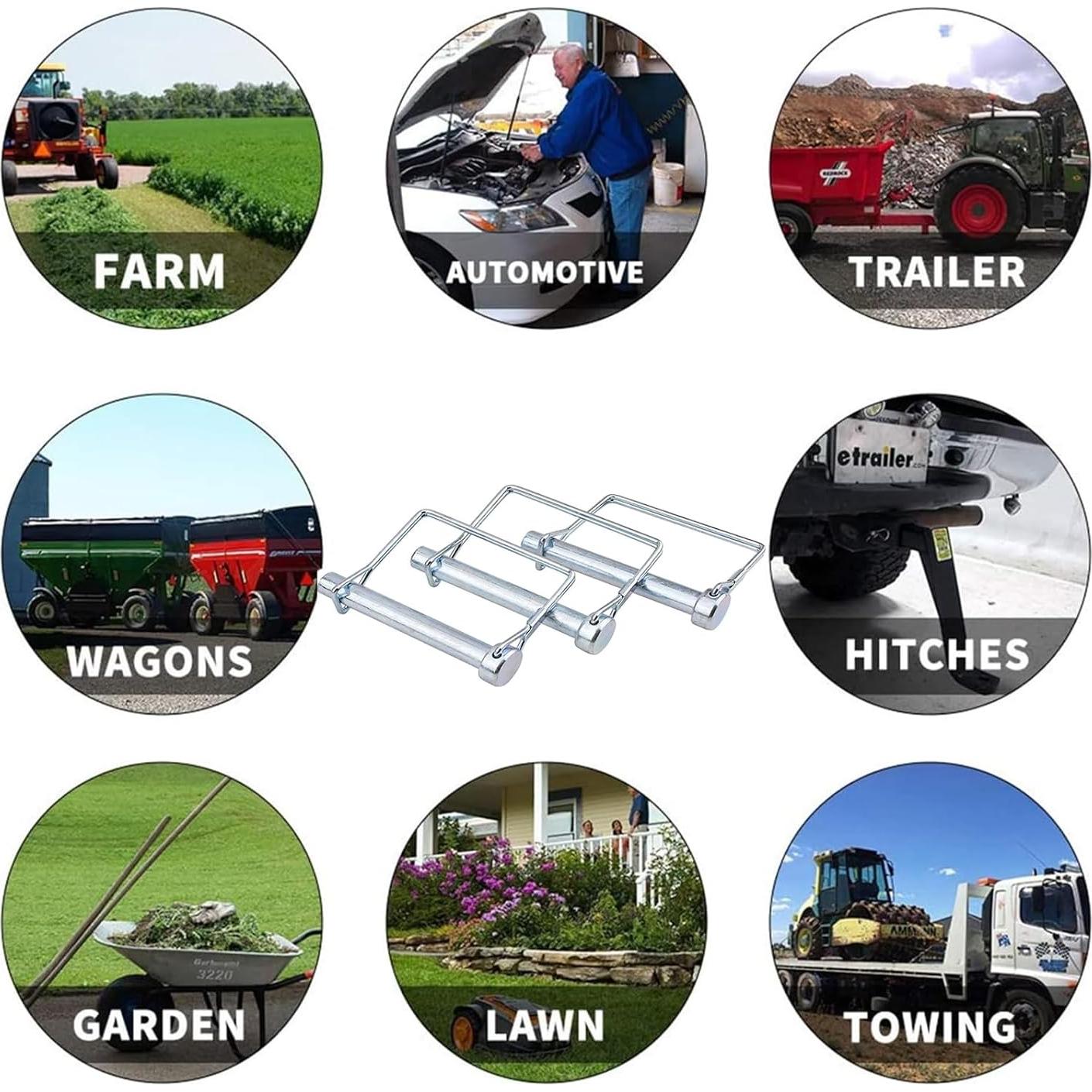 Paquete de 10 Pasadores de Acoplamiento Truleego 9.53x7.94 cm