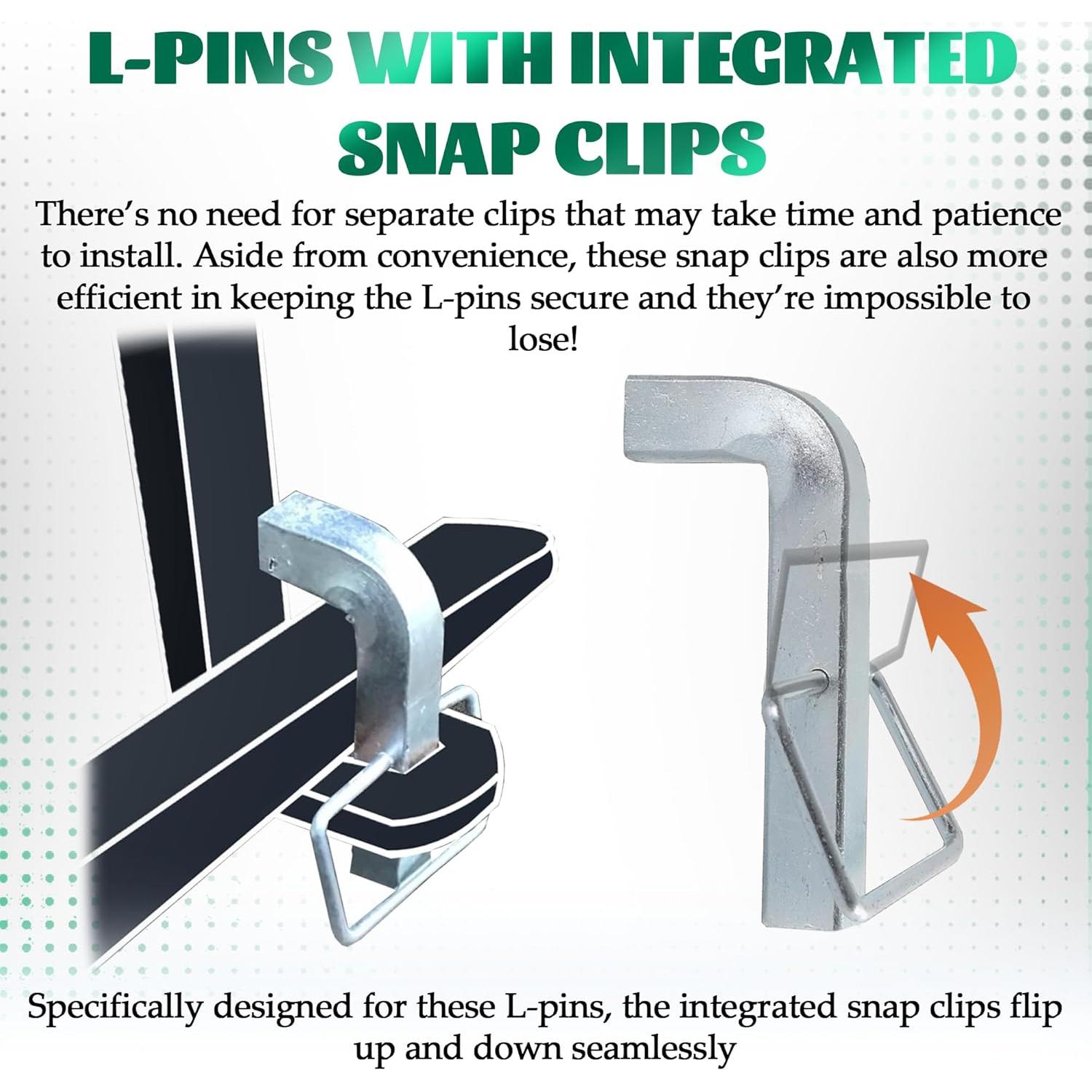 Pines L Premium Snap TonGass 10.8 cm x 4.4 cm 2-Pack