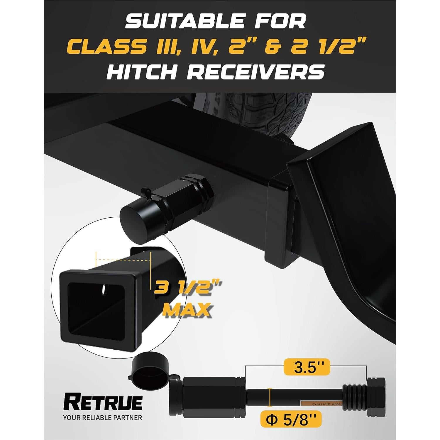 Cerradura de Enganche de Remolque RETRUE RTL030B03 - 5 O-Rings