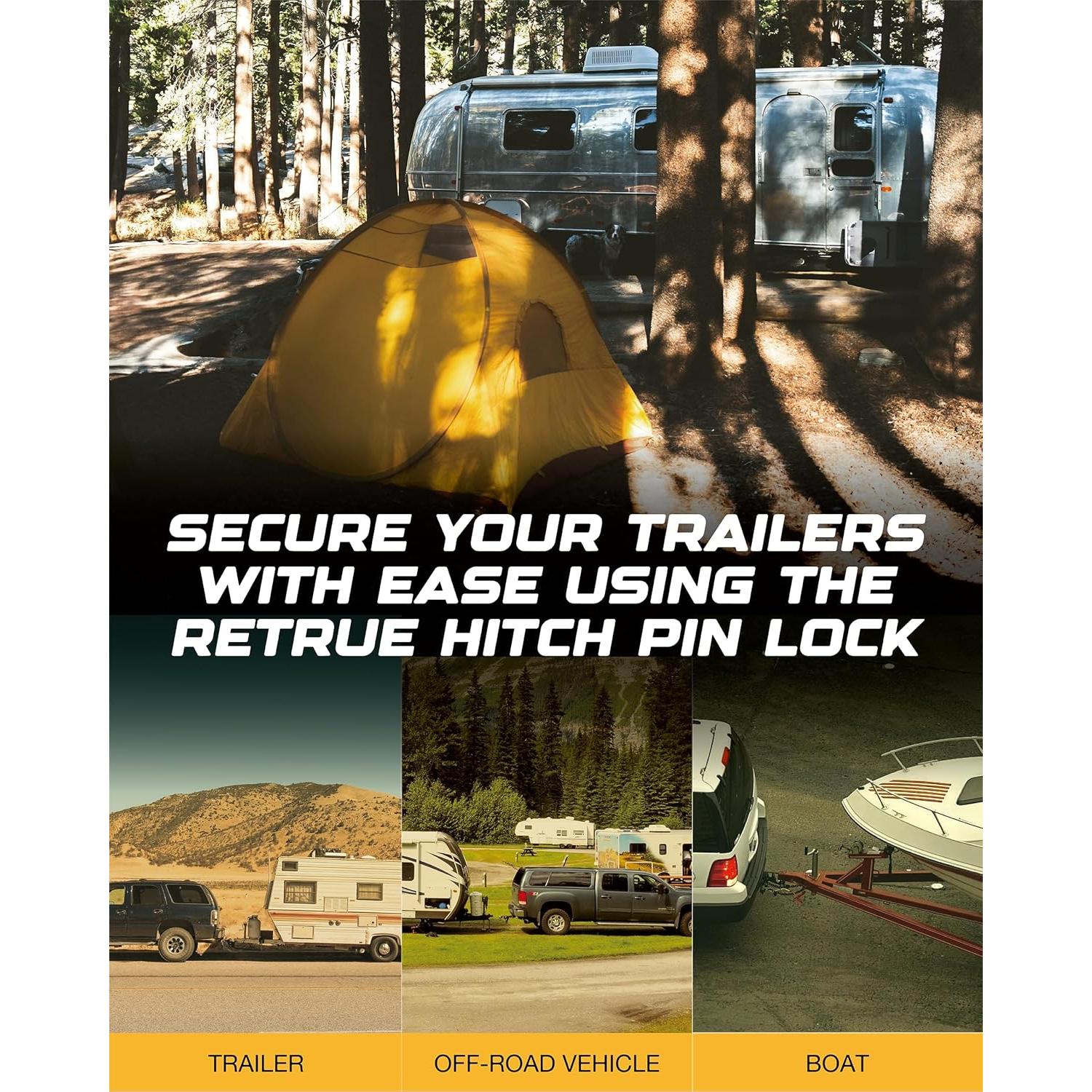 Cerradura de Enganche de Remolque RETRUE RTL030B03 - 5 O-Rings